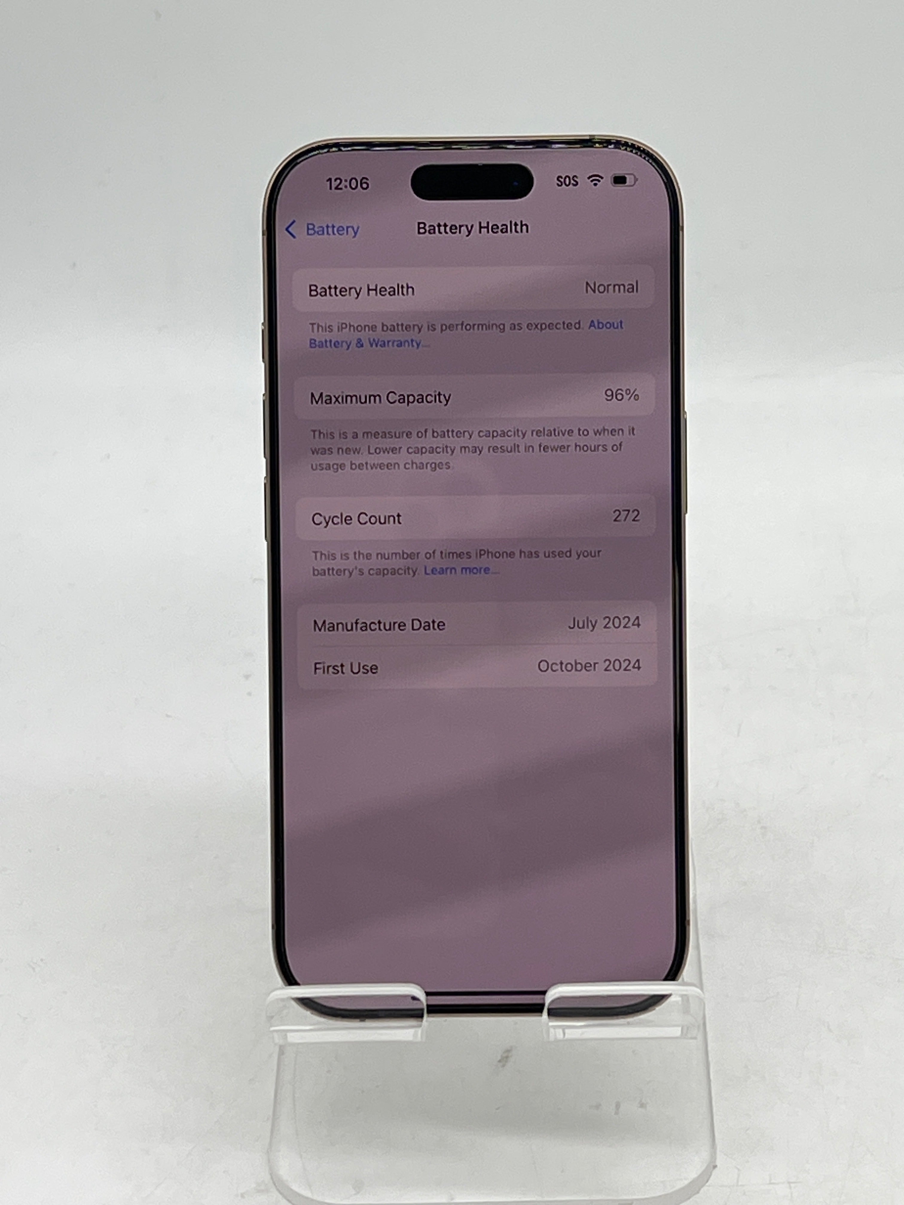 Apple iPhone 16 Pro 256GB Unlocked Gold-Used
