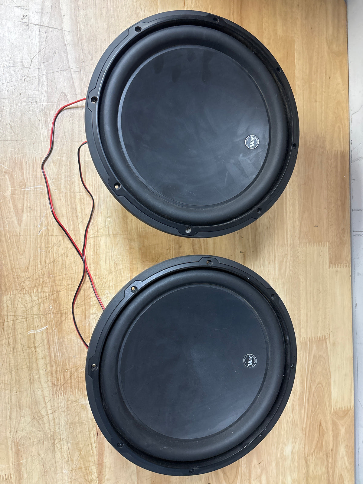 JL Audio 12W3v3-4 12in Subwoofers Pair 500W RMS 4-Ohm - Used
