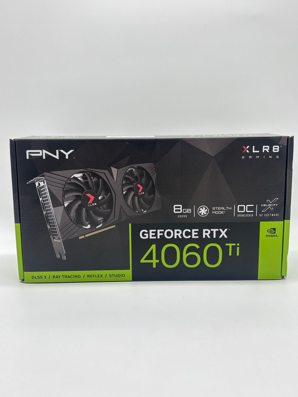PNY Geforce RTX 4060 TI 8 GB GDDR6 Graphics Card Black Used with Box