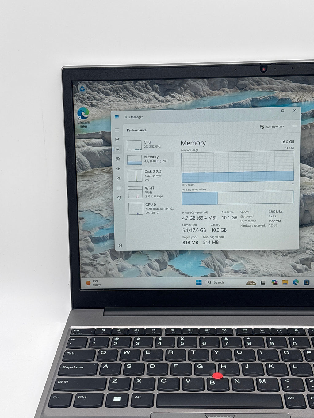 Lenovo ThinkPad E15 Gen 4 Ryzen 7 5825U 16GB RAM 512GB SSD