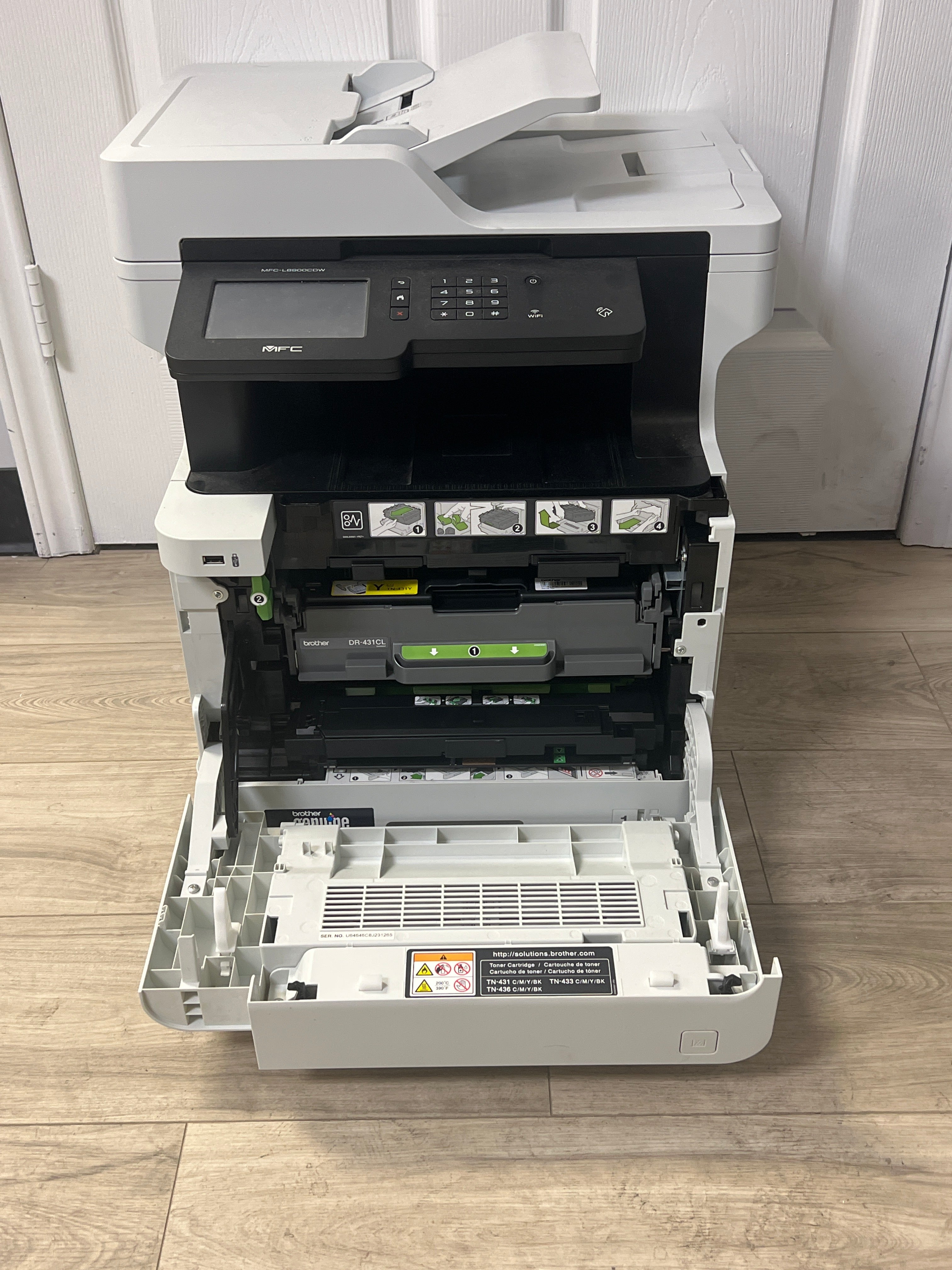 Brother MFC-L8900CDW All-In-One Color Laser Multifunction Printer - White