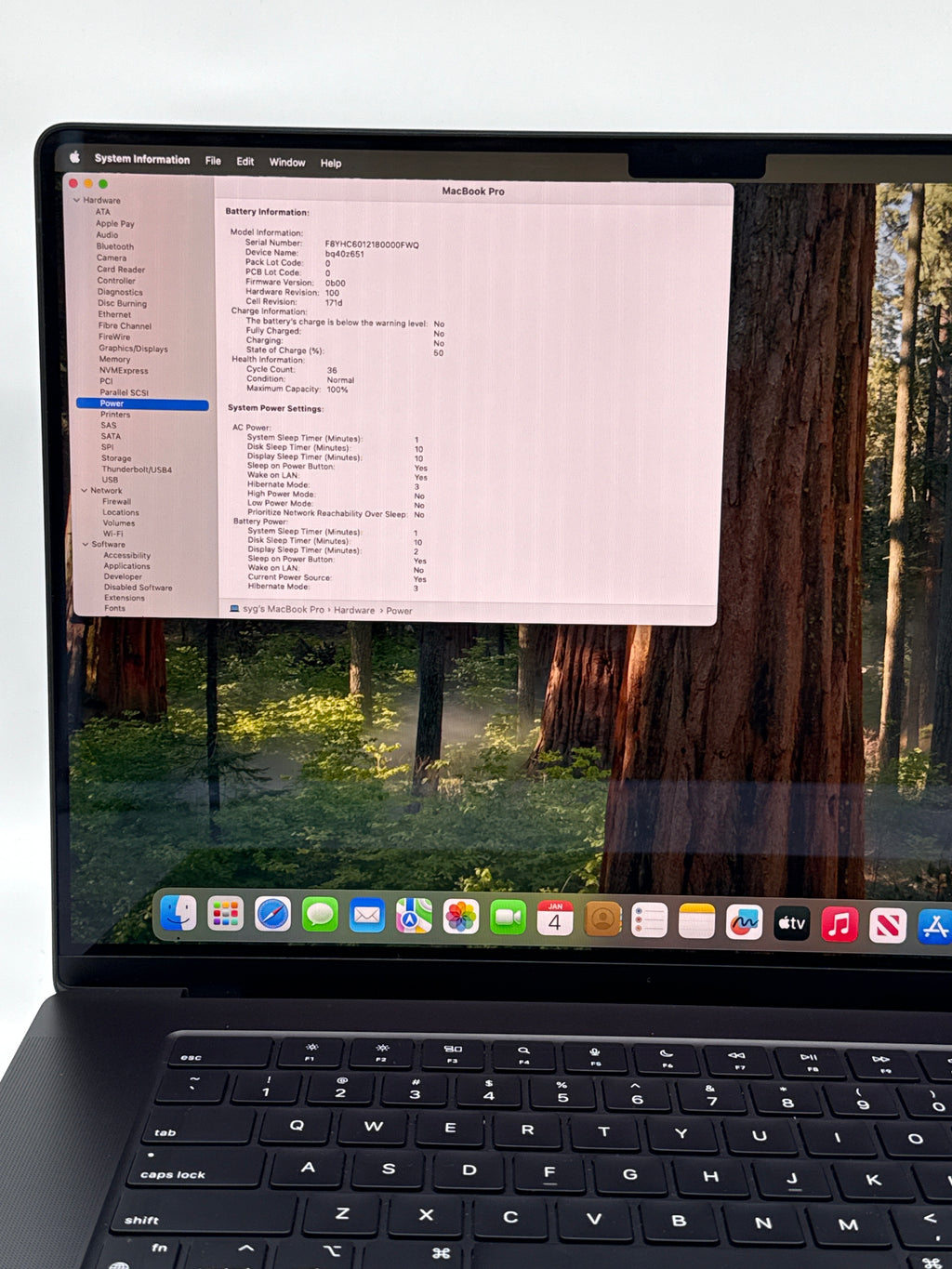 Apple MacBook Pro 16" M4 Pro A3403 24GB RAM 512GB SSD (36 Cycle Count)