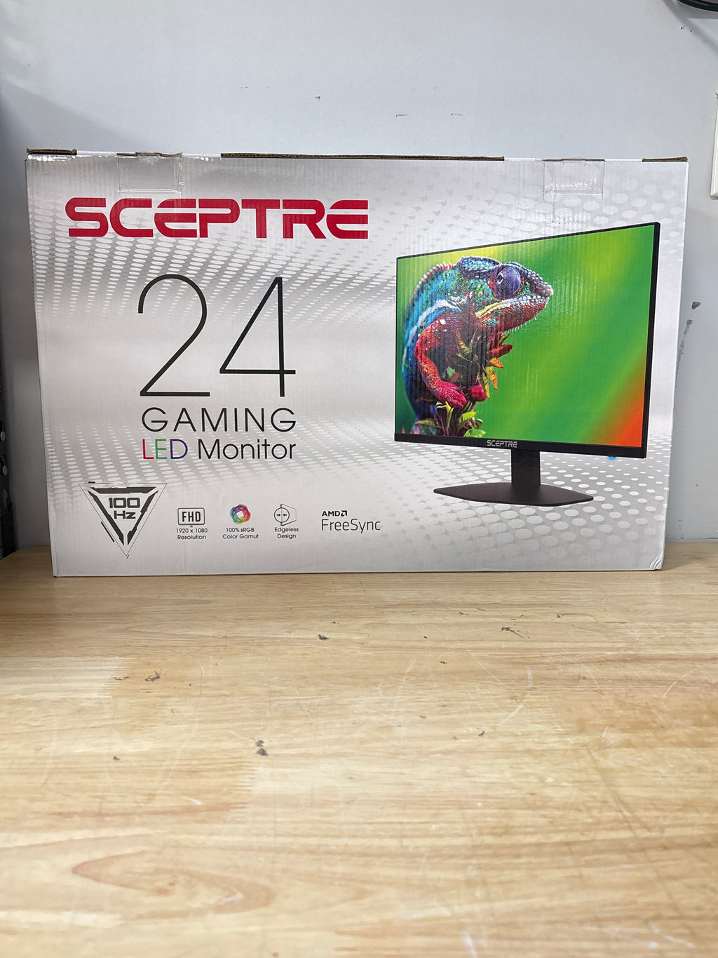 Sceptre E248W-FW100T 24in FHD Gaming Monitor 100Hz 1ms VA - New