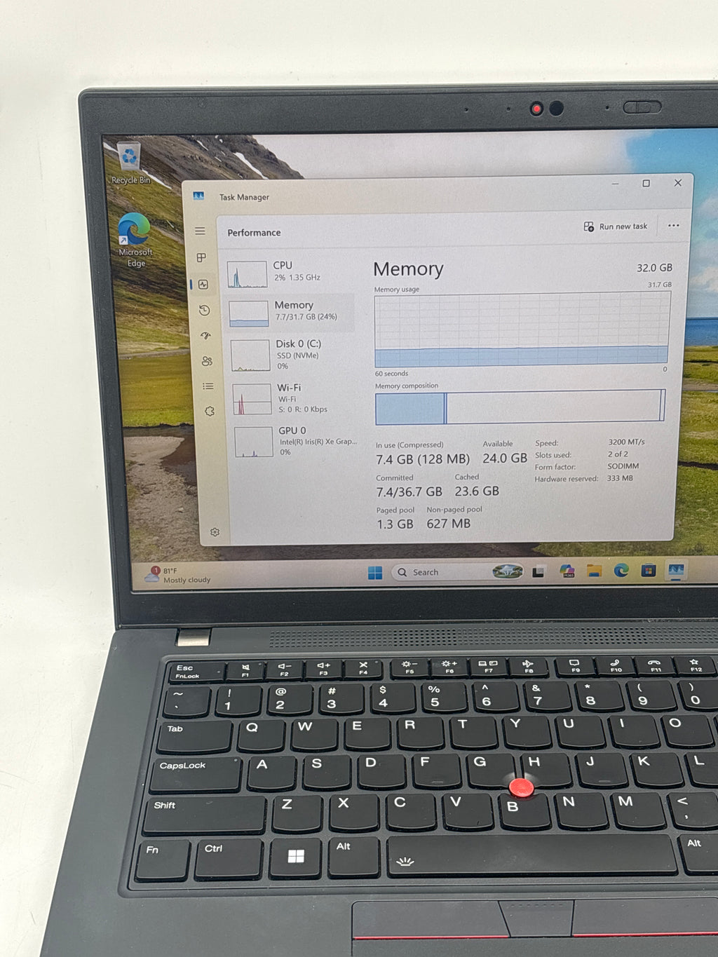 Lenovo ThinkPad L14 Gen 3 Touch i7-1265U 32GB RAM 1TB SSD