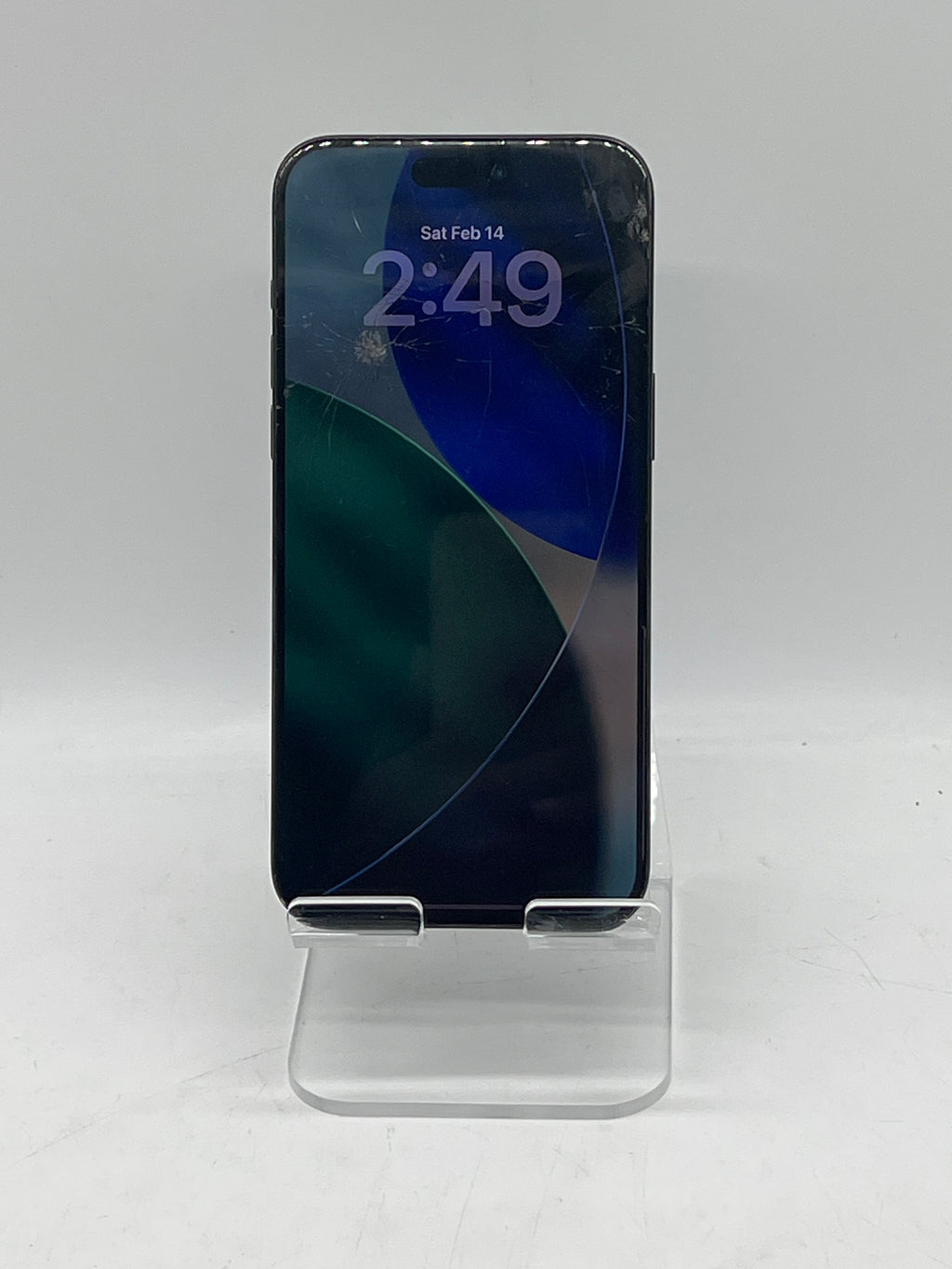 Apple iPhone 15 Pro Max 256 GB Cricket Blue Titanium - For Parts (Cracked Screen)