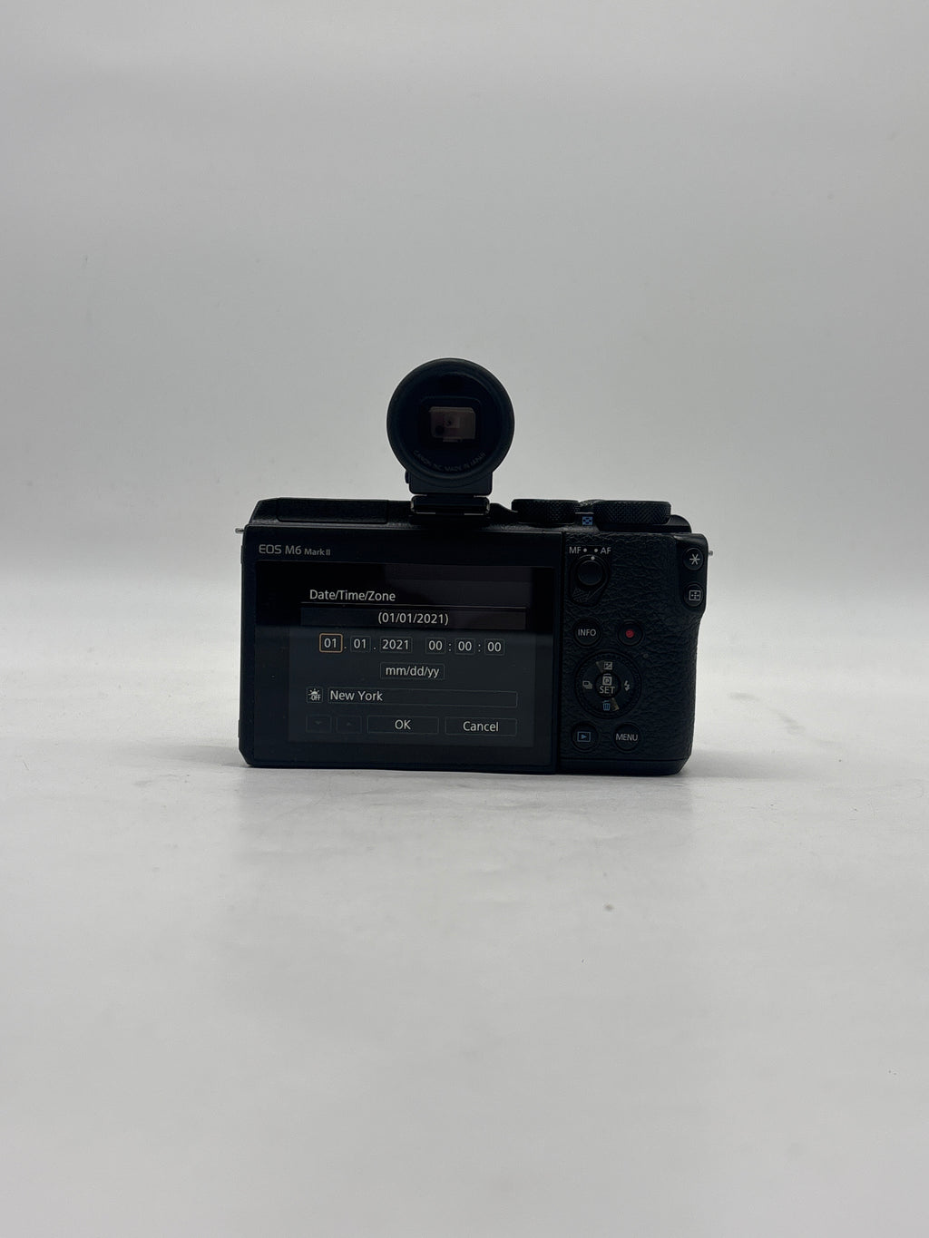 Canon EOS M6 Mark II Mirrorless w/ EF-M 15-45mm Lens Black - Used