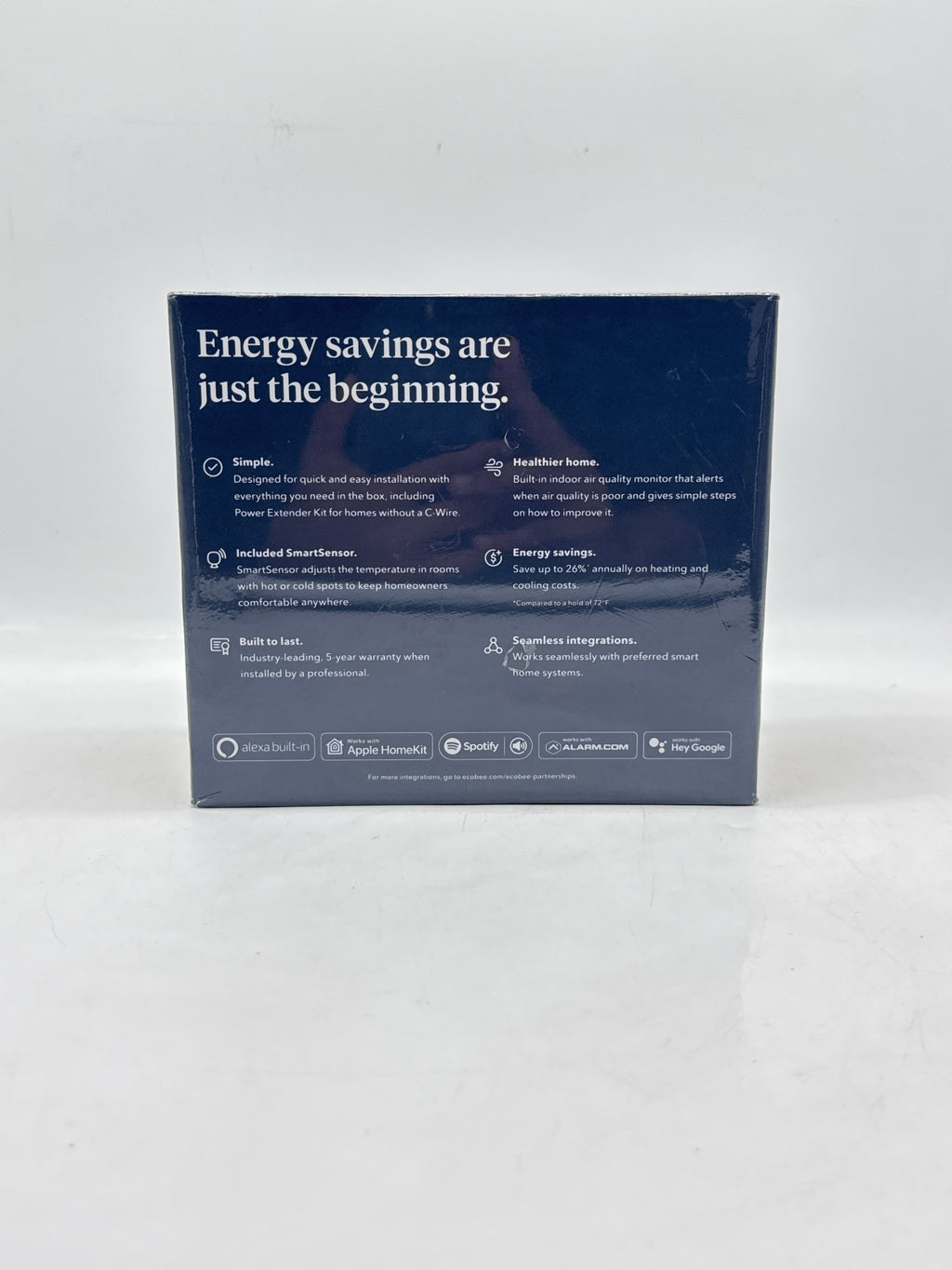 Ecobee EB-STATE6-01 Smart Thermostat Wi-Fi Alexa Google Home - New