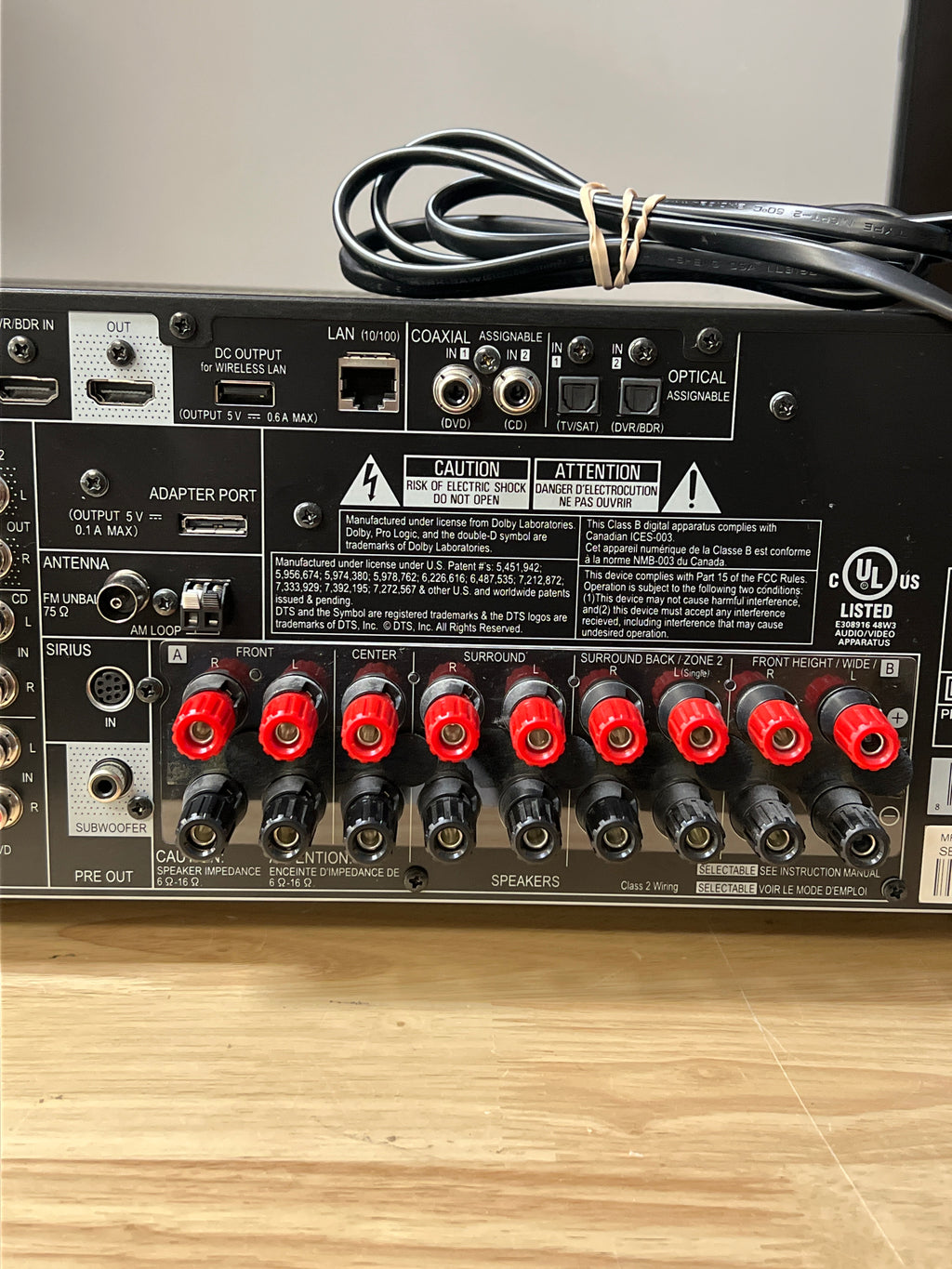 Pioneer VSX-1021-K 7.1 Home Theatre Receiver - Used