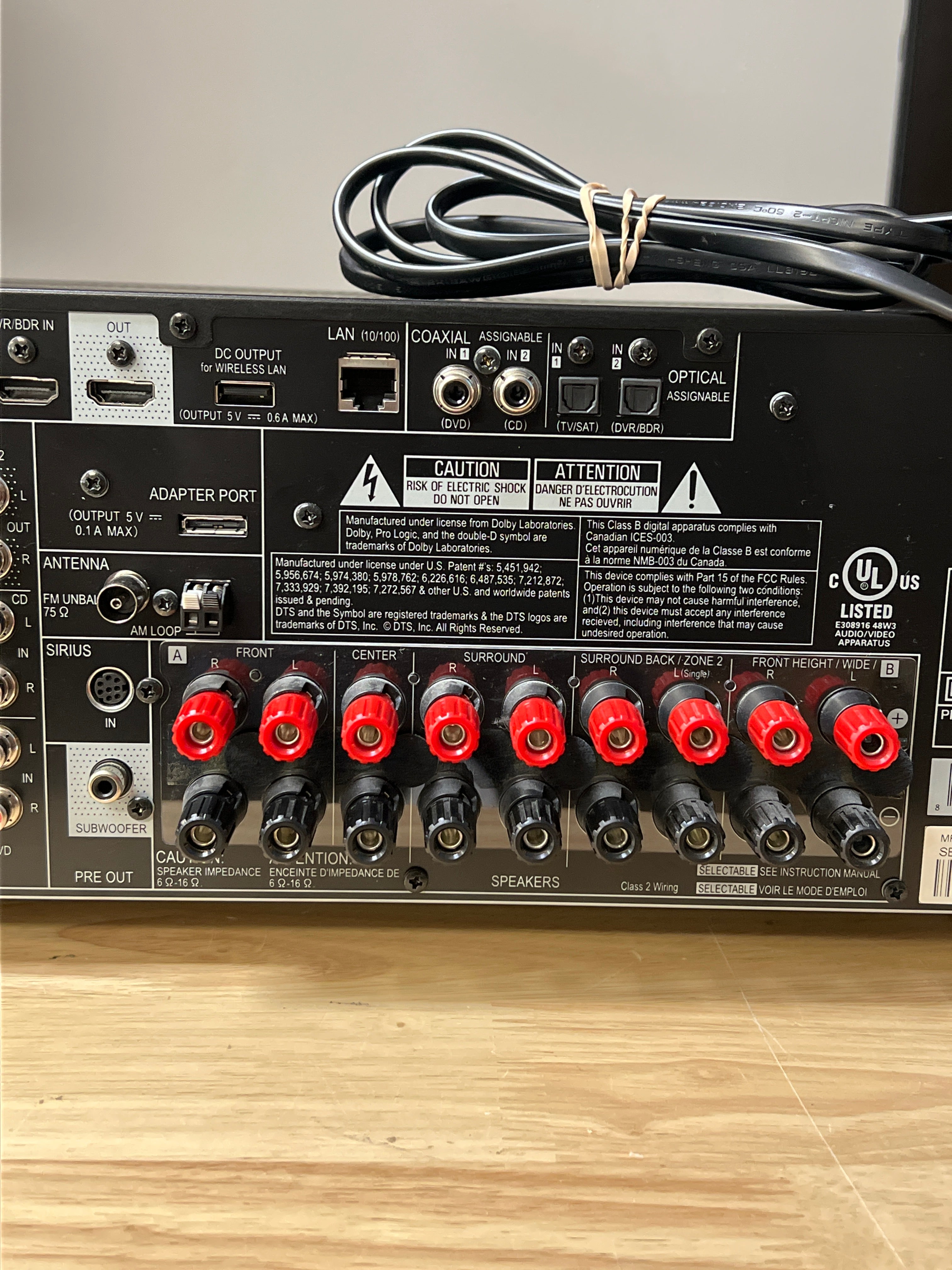 Pioneer VSX-1021-K 7.1 Home Theatre Receiver - Used