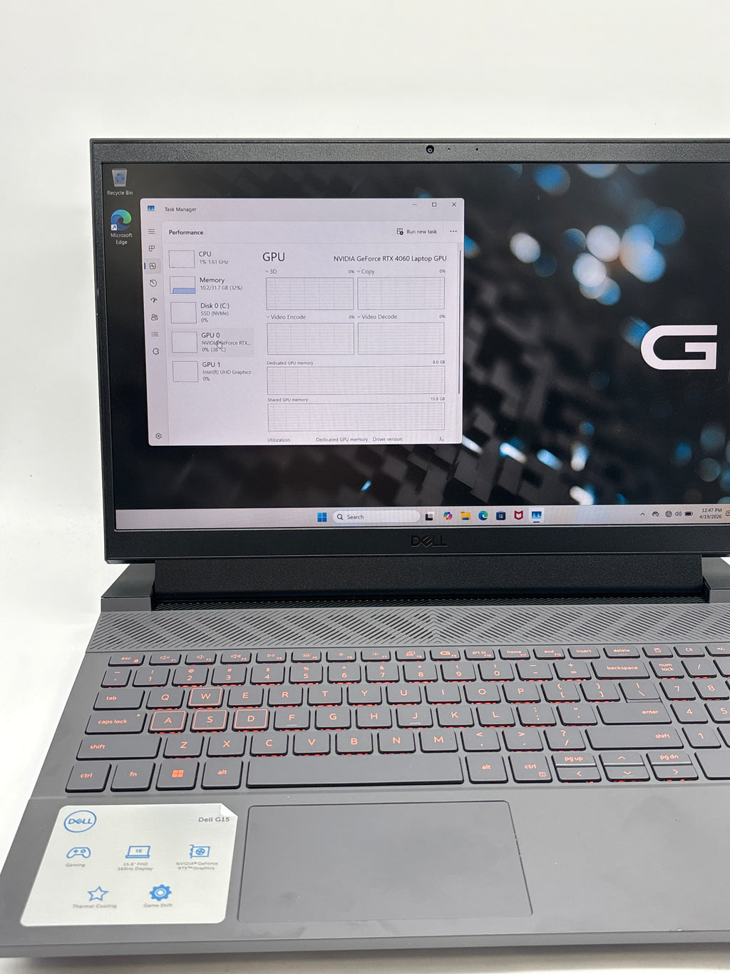 Dell G15 5530 i9-13900HX 32GB RAM 1TB SSD RTX 4060 - Used
