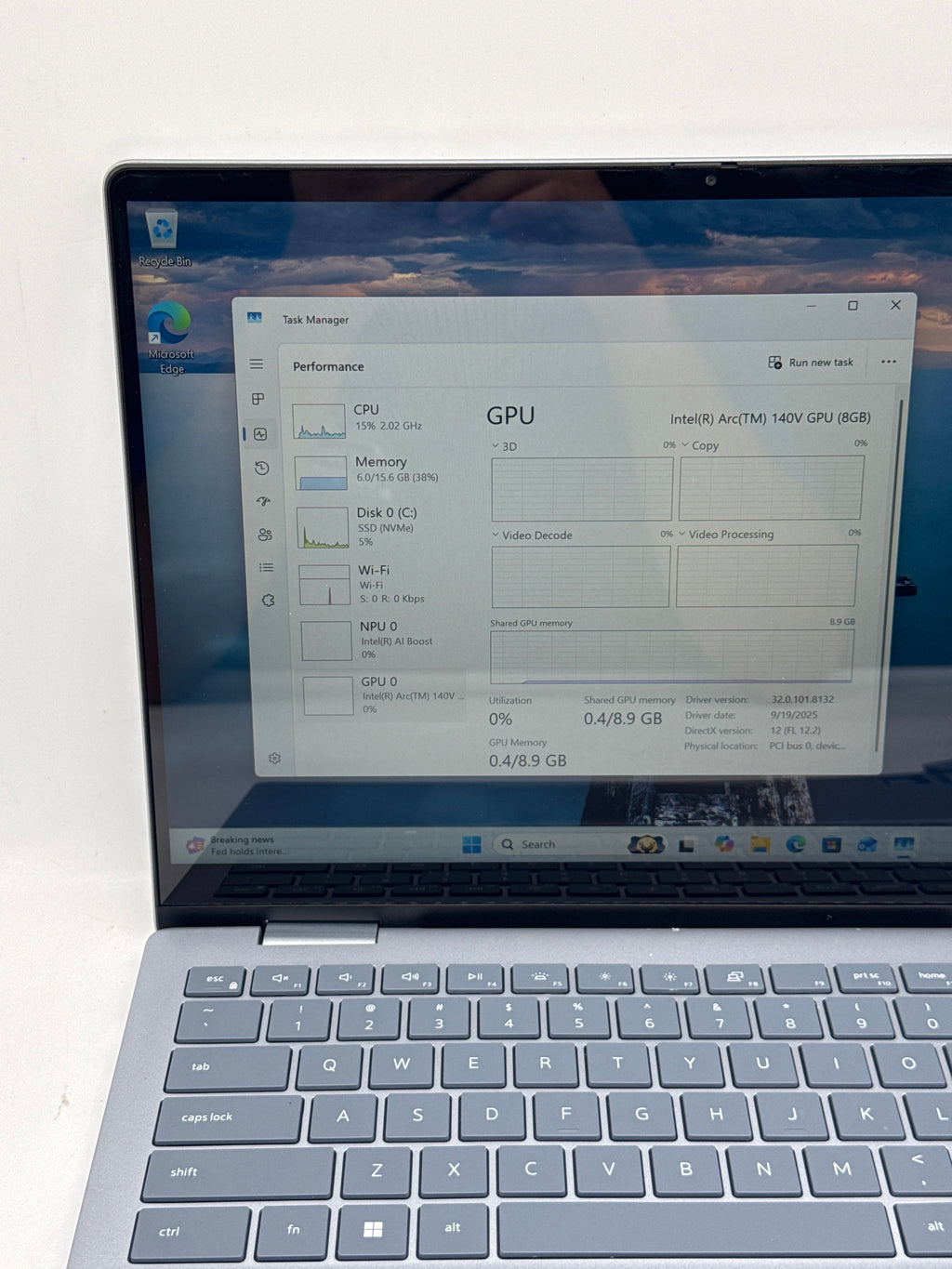 Dell 14 Plus DB04250 Ultra 7 256V 16GB RAM 1TB SSD Light Blue - For Parts