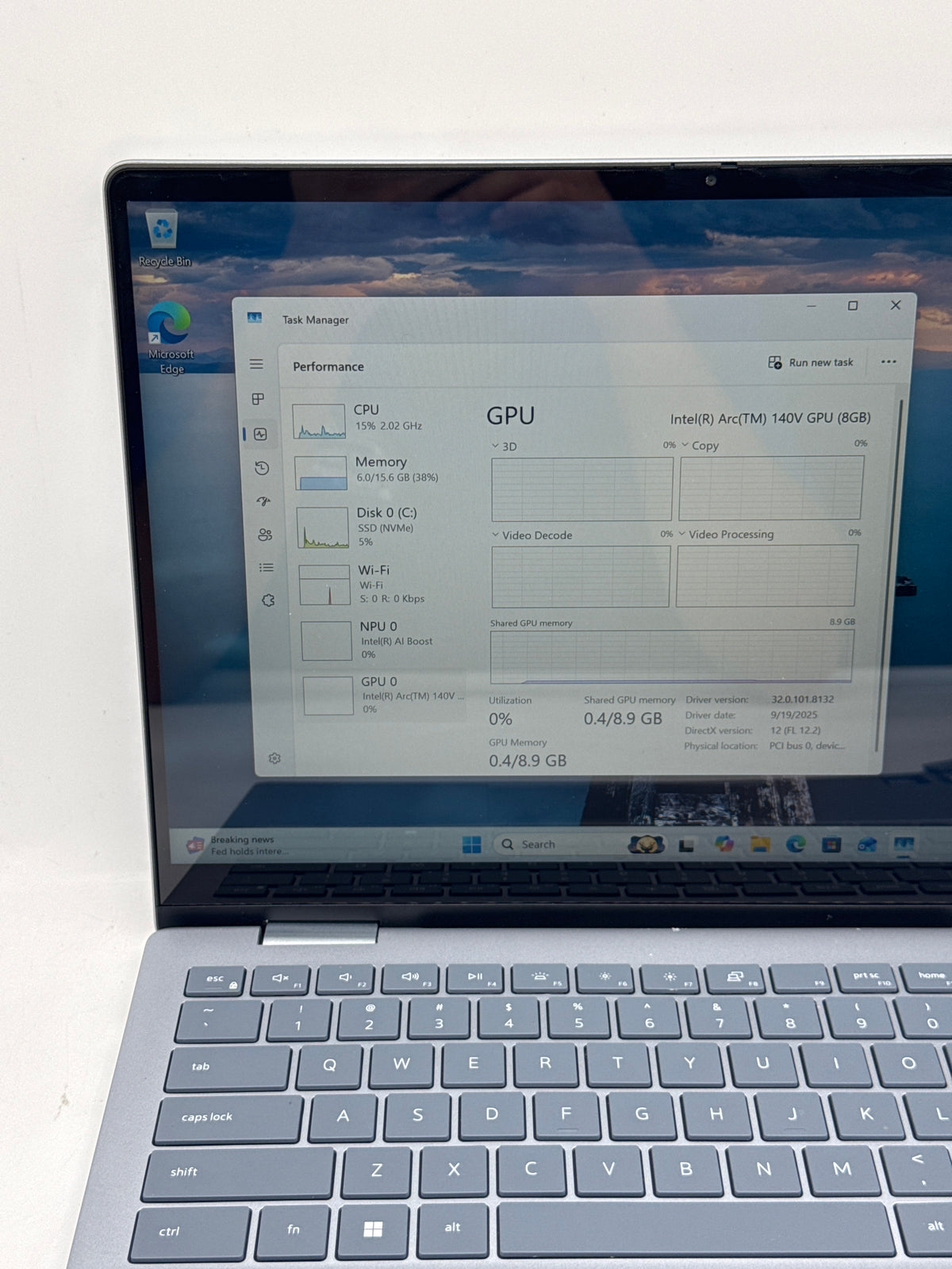 Dell 14 Plus DB04250 Ultra 7 256V 16GB RAM 1TB SSD Light Blue - For Parts
