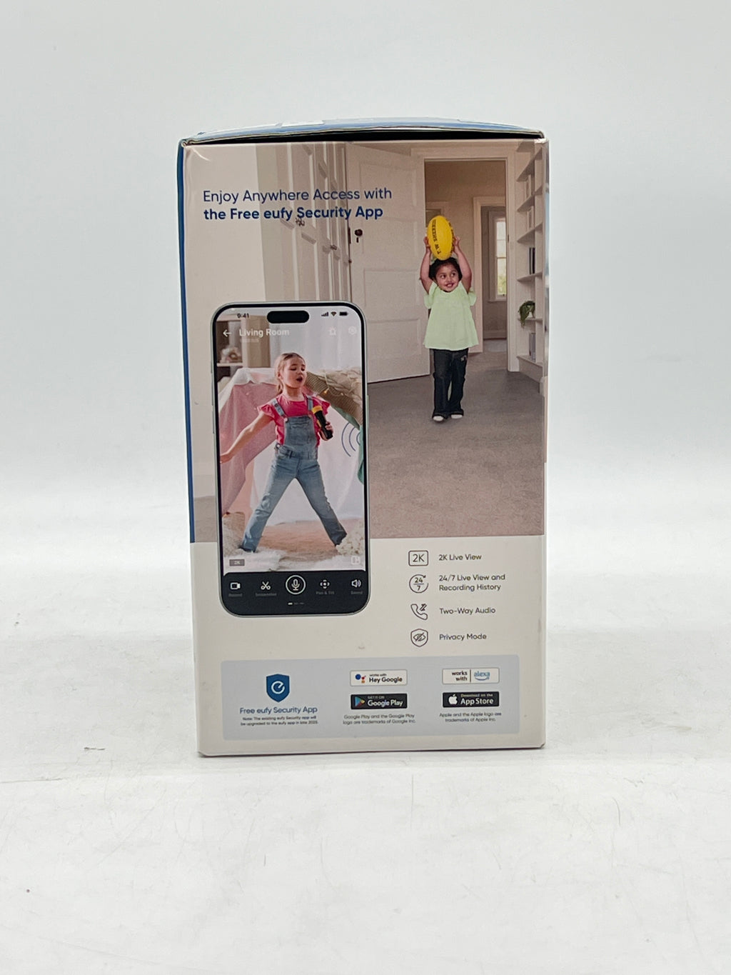 Eufy C220 Security Camera 2K Indoor Wi-Fi AI Tracking White New In Box