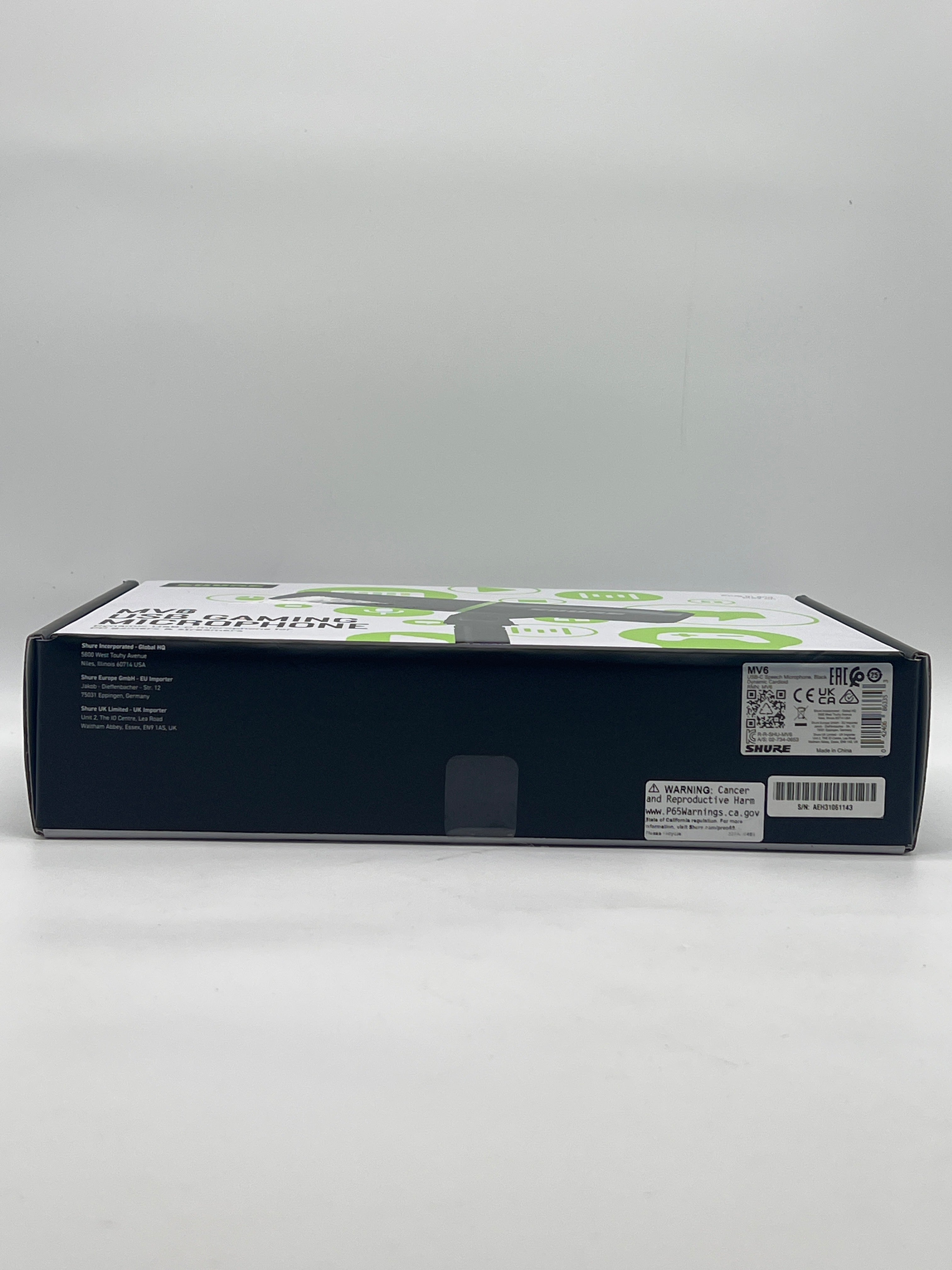 Shure MV6 USB Gaming Microphone Black Standard Connectivity New In Box