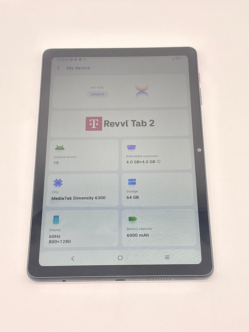 T-Mobile Revvl Tab 2 10.3" 64GB Black MetroPCS Used