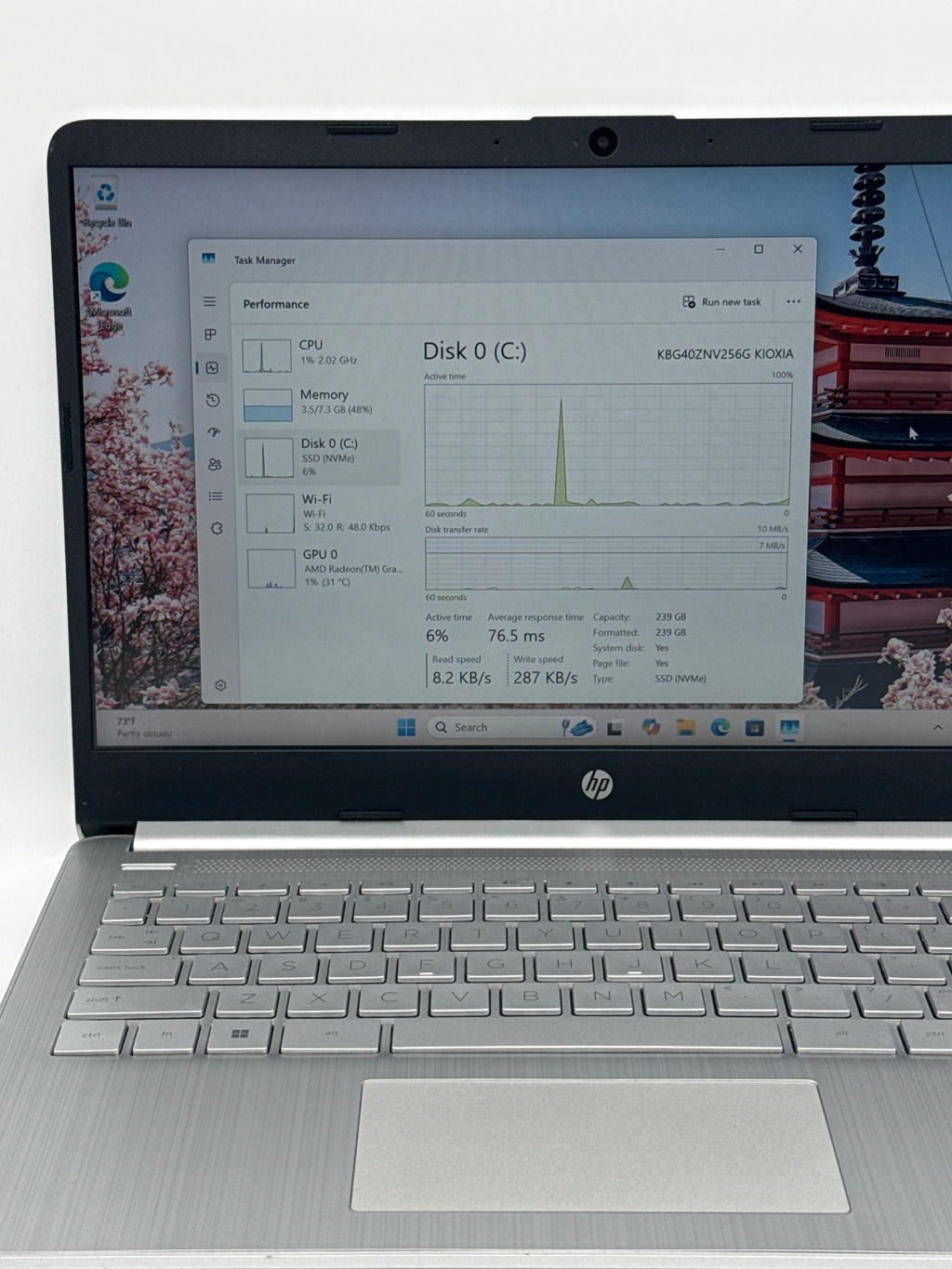 HP 14-FQ1025NR Ryzen 5 5500U 8GB RAM 256GB SSD