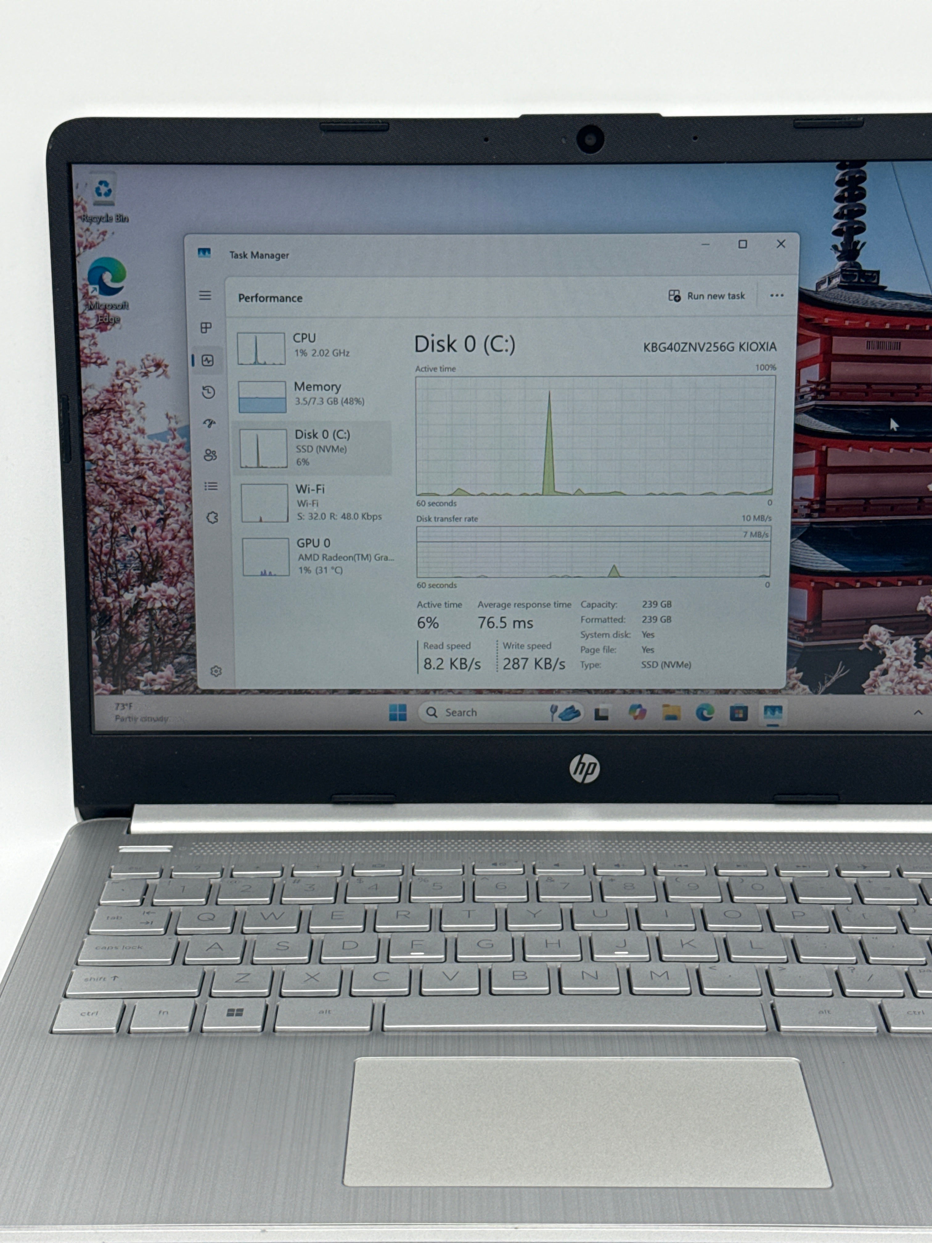HP 14-FQ1025NR Ryzen 5 5500U 8GB RAM 256GB SSD