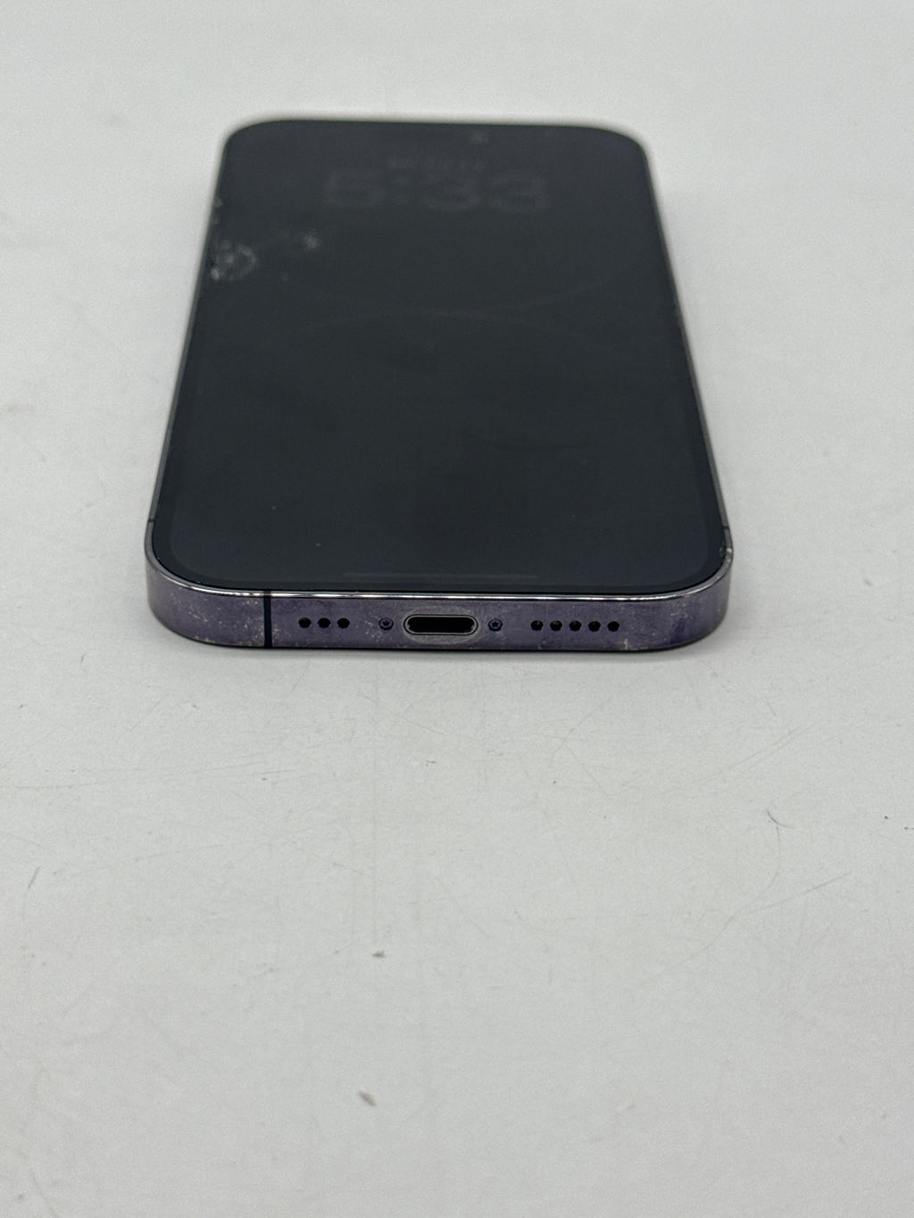 Apple iPhone 14 Pro A2650 128GB Unlocked - Cracked Screen Service Battery