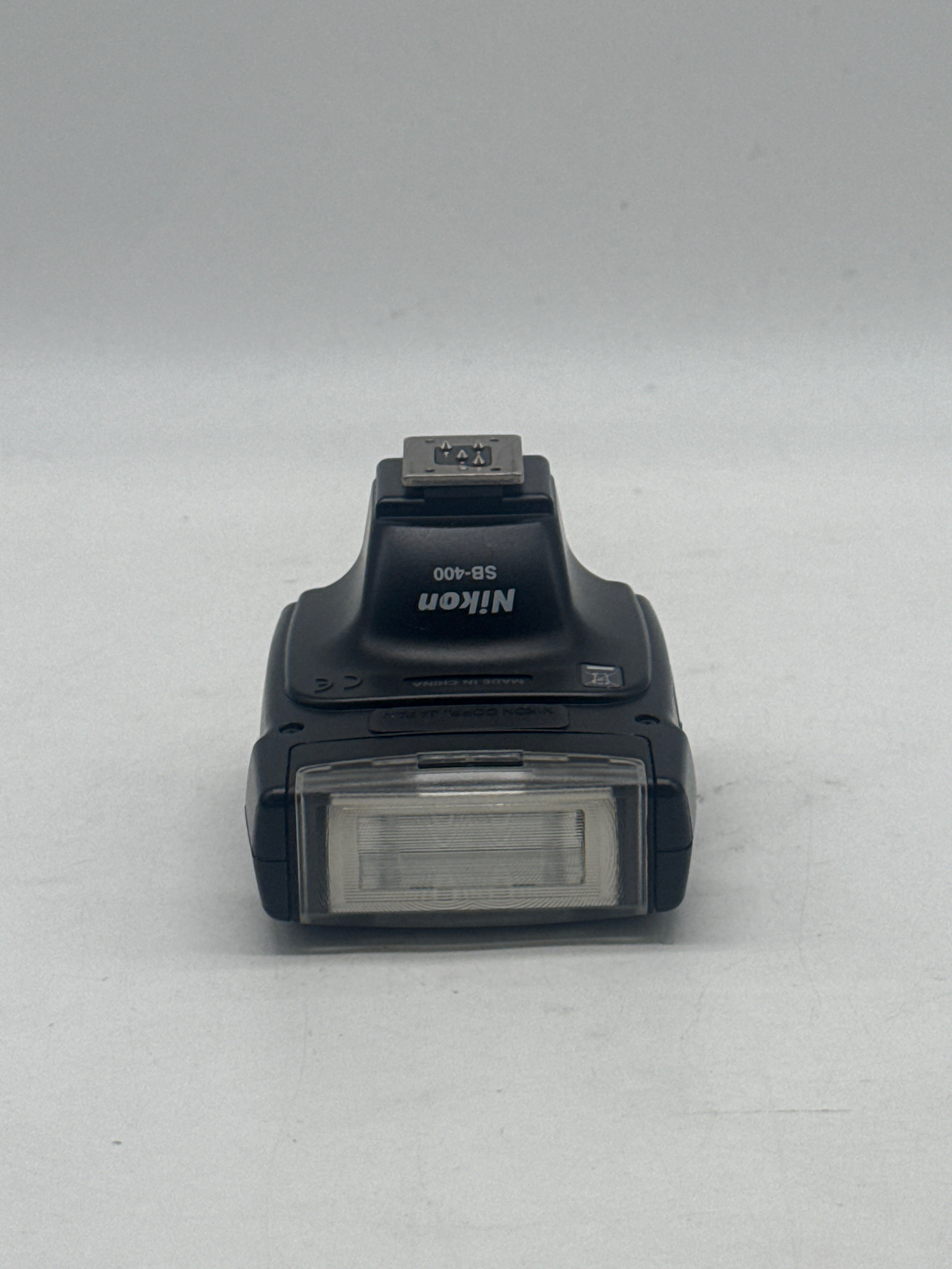 Nikon D80 10.2MP DSLR Camera w/ AF NIKKOR 50mm f/1.8D Lens & SB-400 Flash