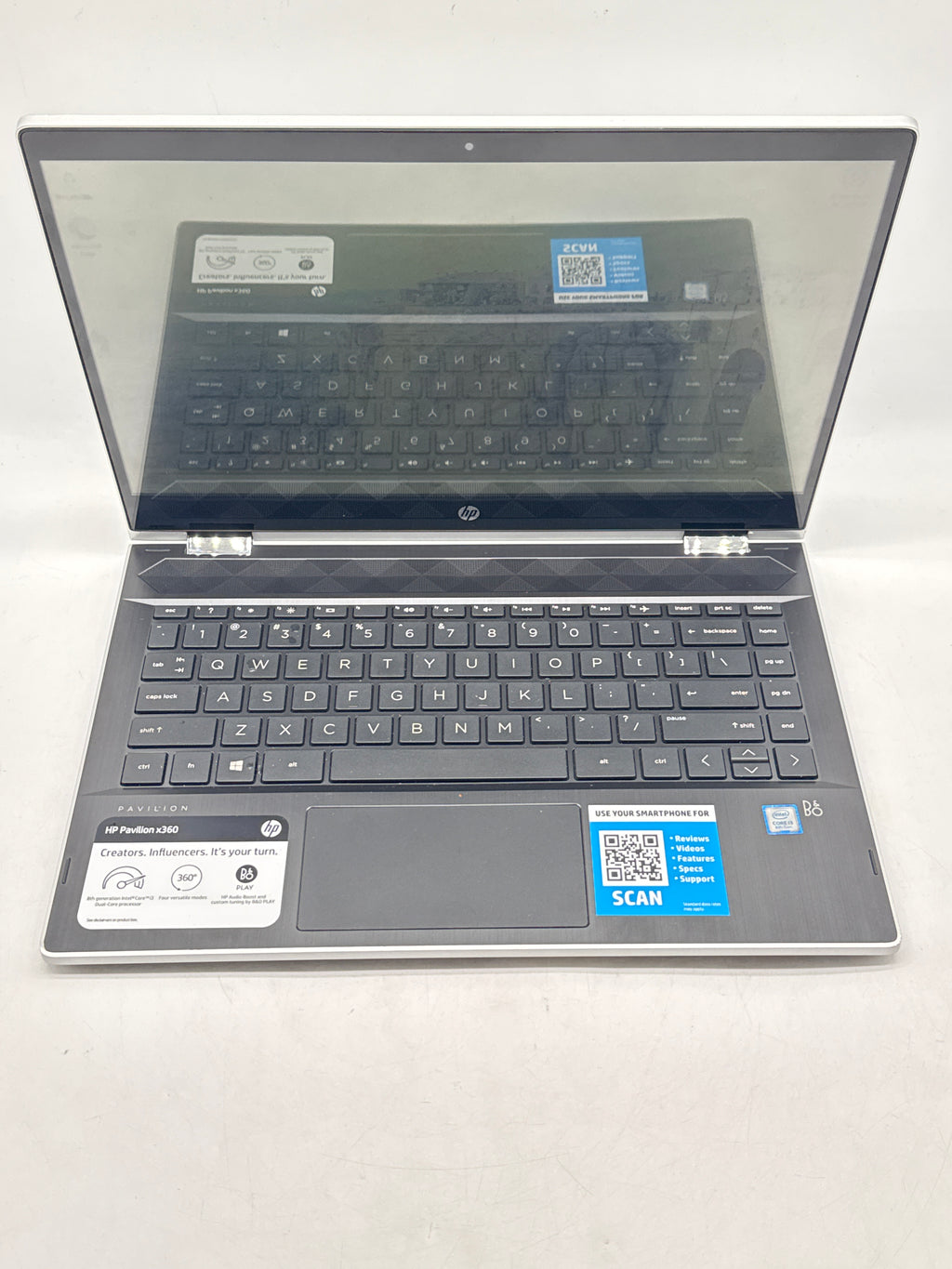 HP Pavilion x360 14-mcd0001x 14" Core i3 8130U 8GB RAM 500GB HDD Silver - Used