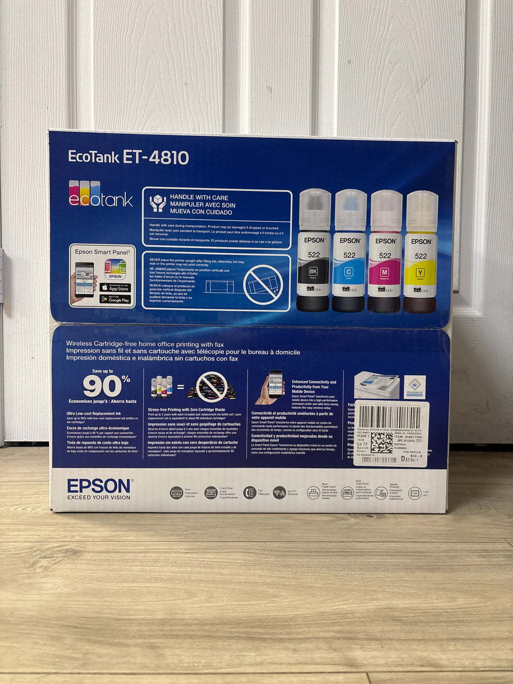 Epson EcoTank ET-4810 Inkjet All-in-One Printer White - New