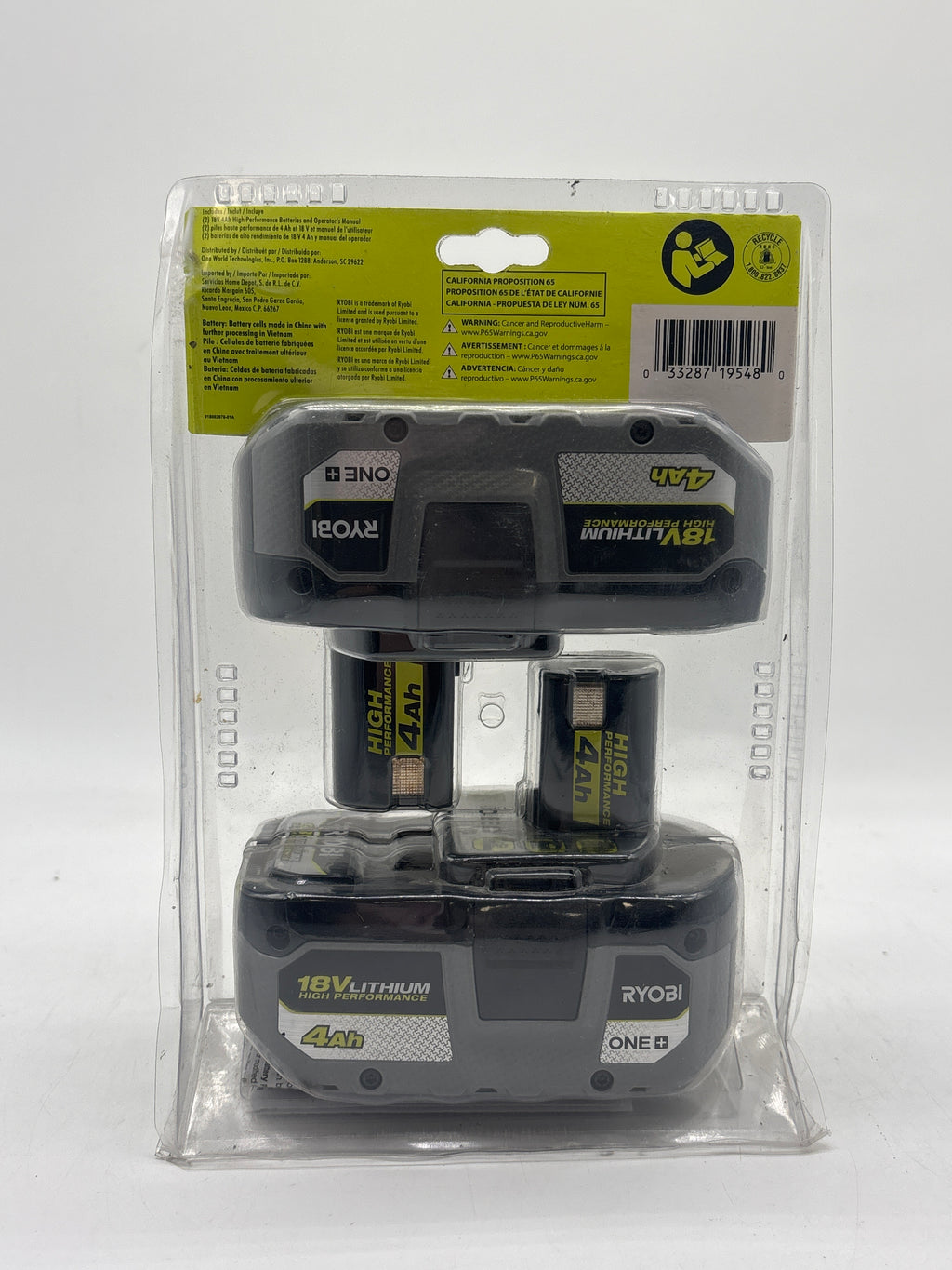 Ryobi 18V ONE+ PBP2004 4Ah Lithium-Ion Battery - News