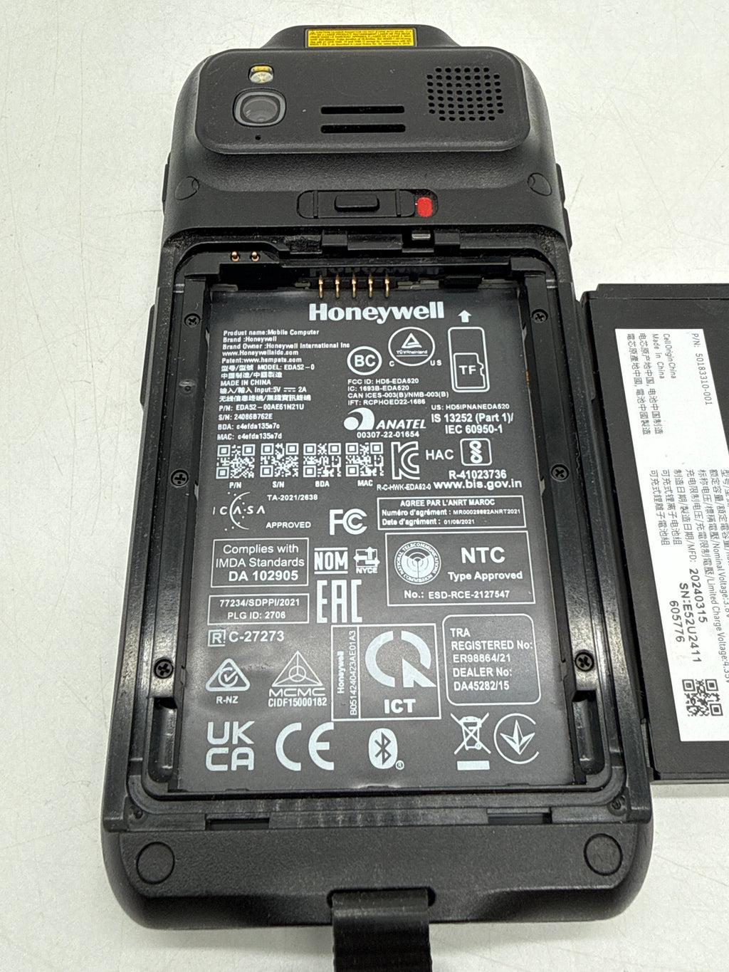 Honeywell EDA52 Barcode Scanner - Used