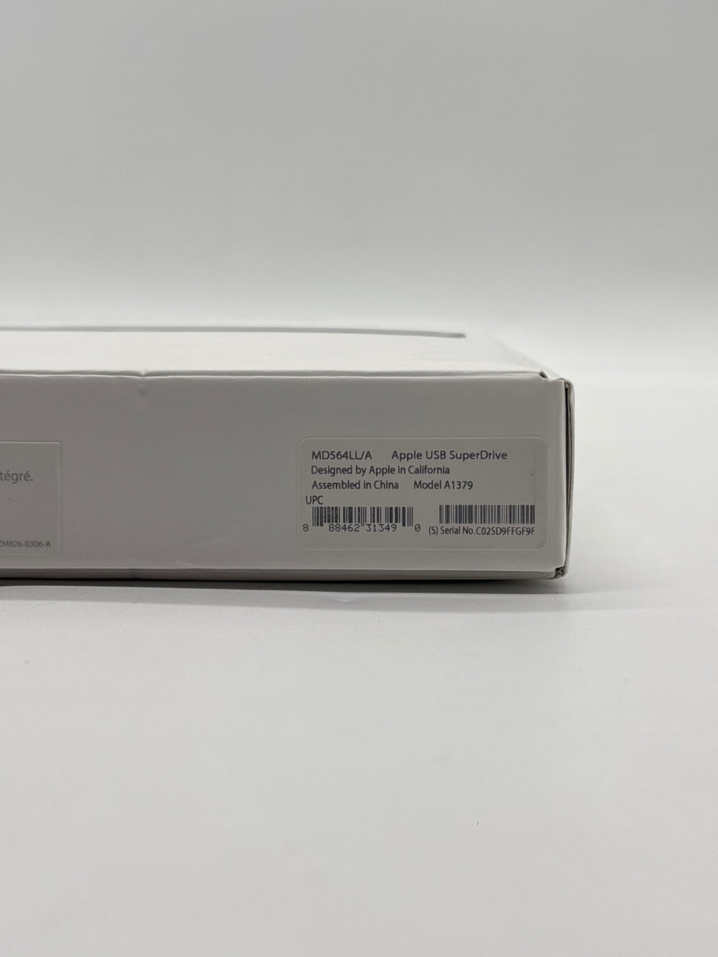 Apple A1379 External USB SuperDrive MD564LL/A Silver
