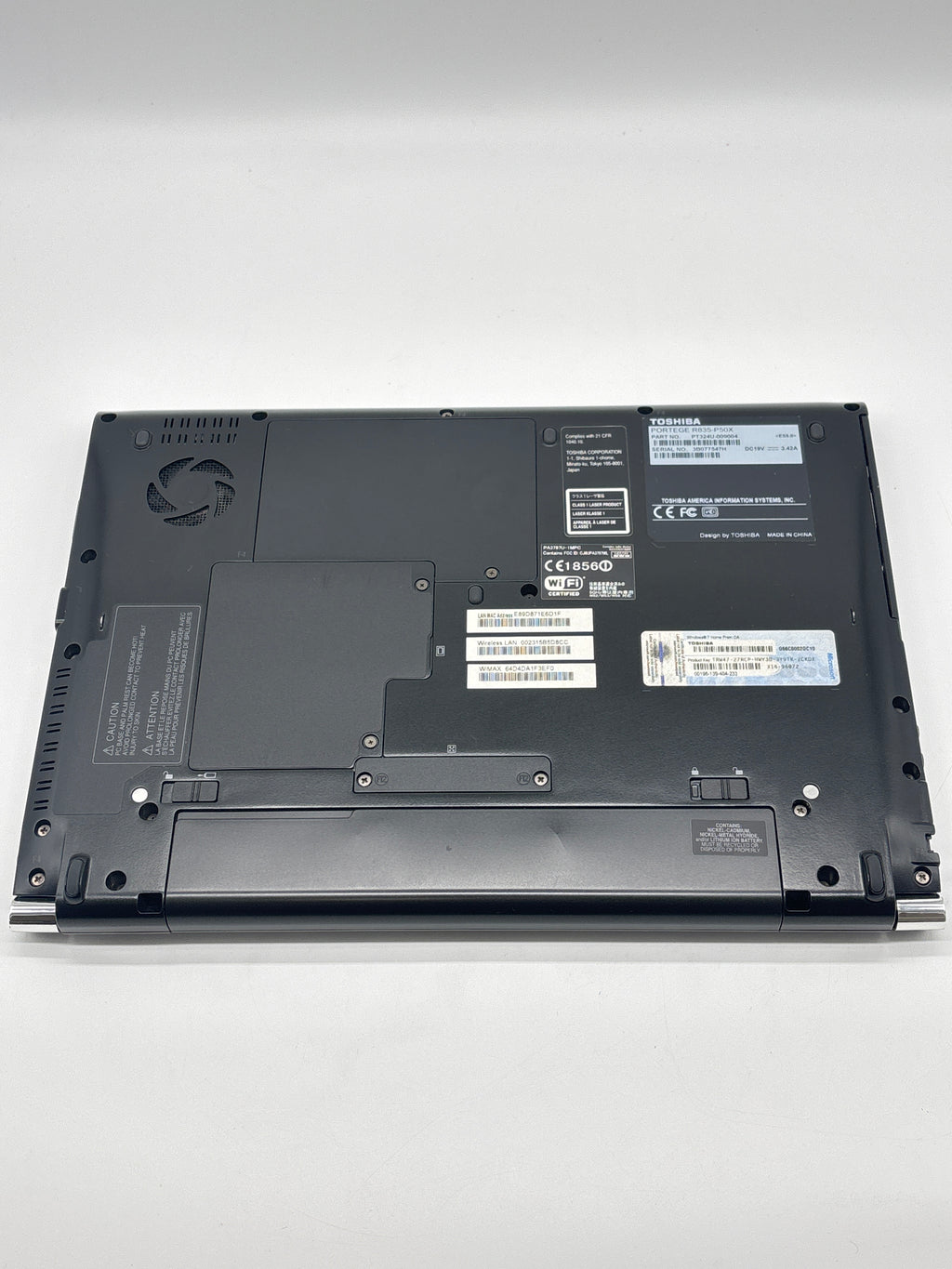 Toshiba Portege R835-P50X i3 4GB RAM 64GB SSD