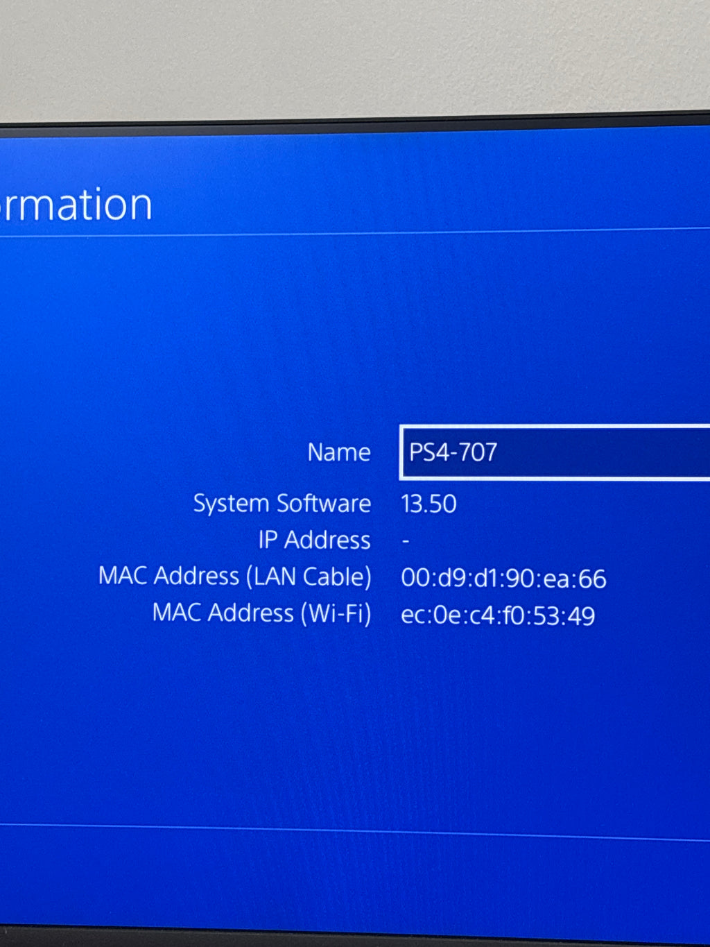 Sony PlayStation 4 CUH-1115A 500GB  Console Black with Controller - Used