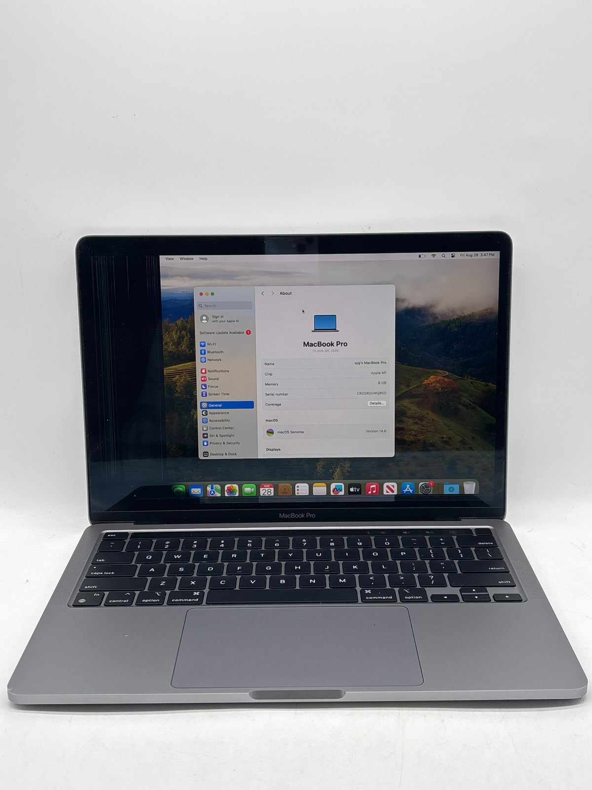 Apple MacBook Pro 13" M1 8GB RAM 256GB SSD Space Gray - READ
