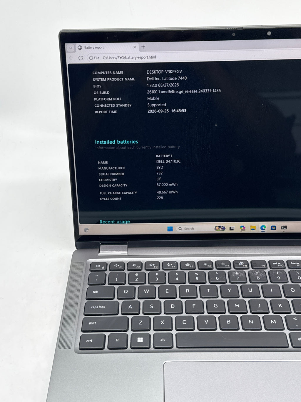 Dell Latitude 7440 14" Core i5 1345U 16GB RAM 256GB SSD - READ