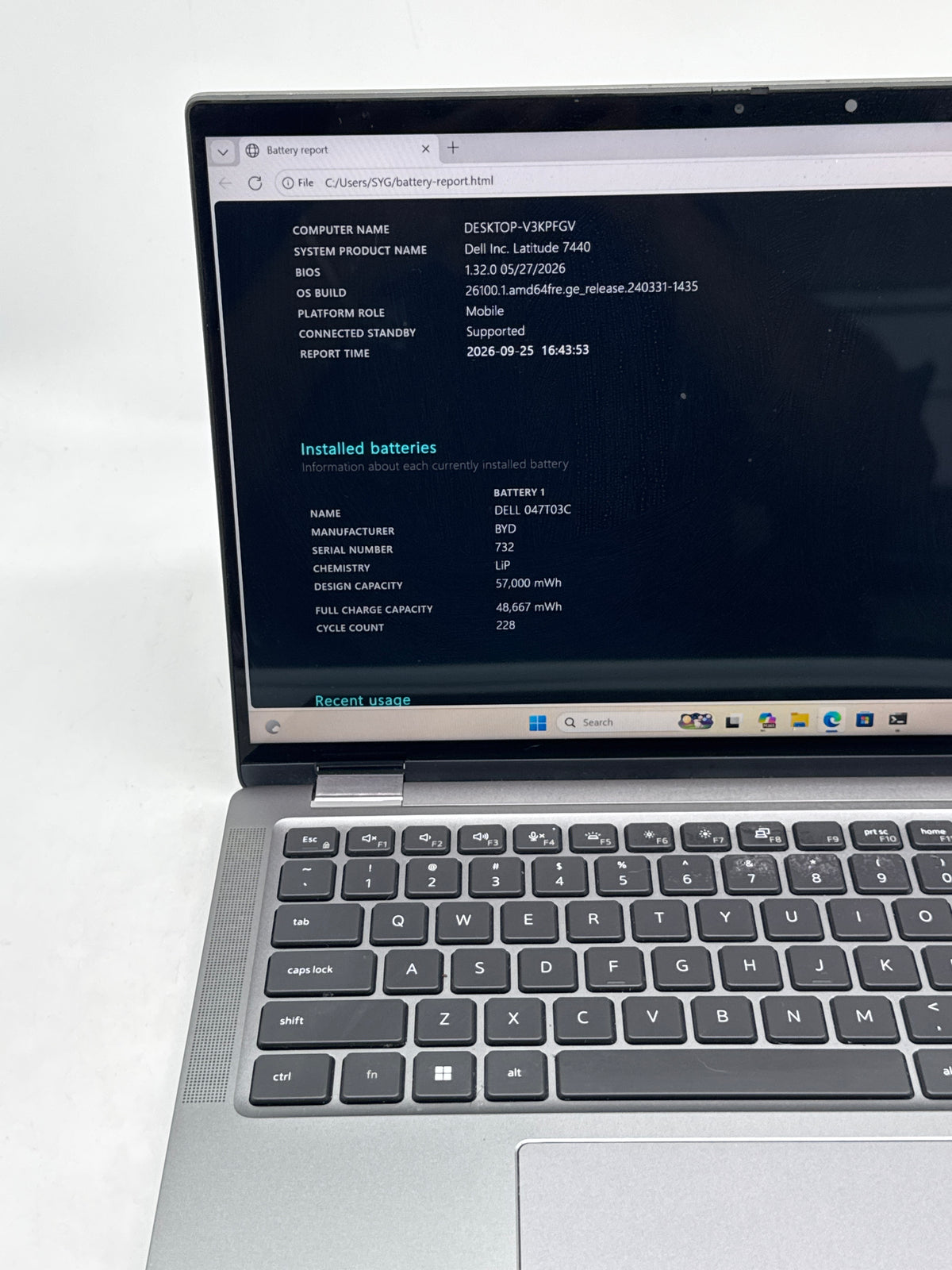 Dell Latitude 7440 14" Core i5 1345U 16GB RAM 256GB SSD - READ