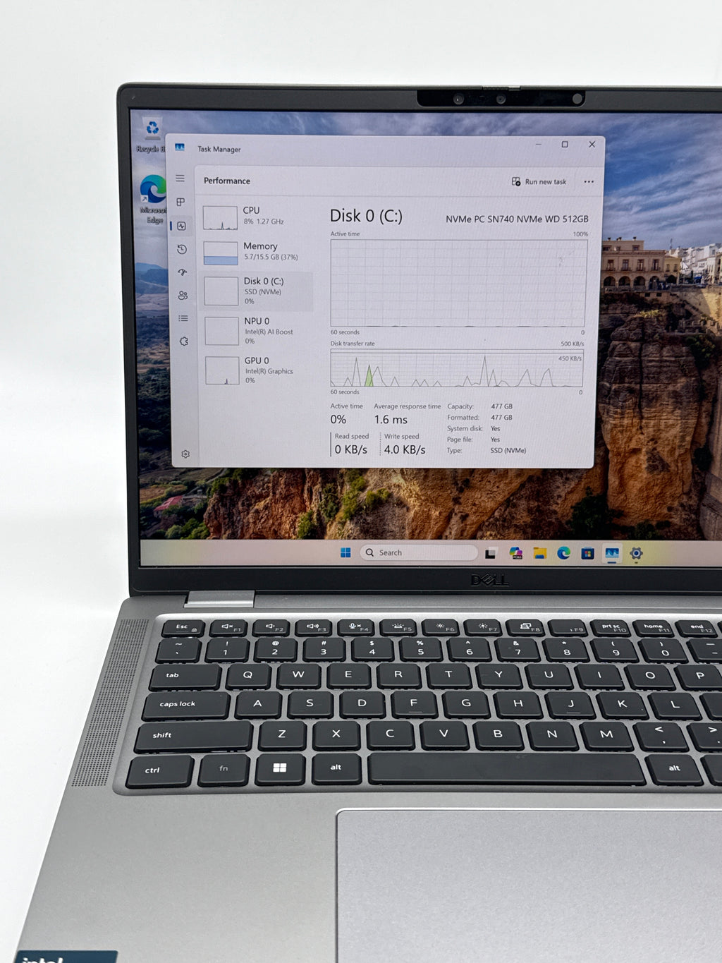 Dell Latitude 7450 Touch Ultra 5 16GB RAM 512GB SSD - Remote Management Enabled