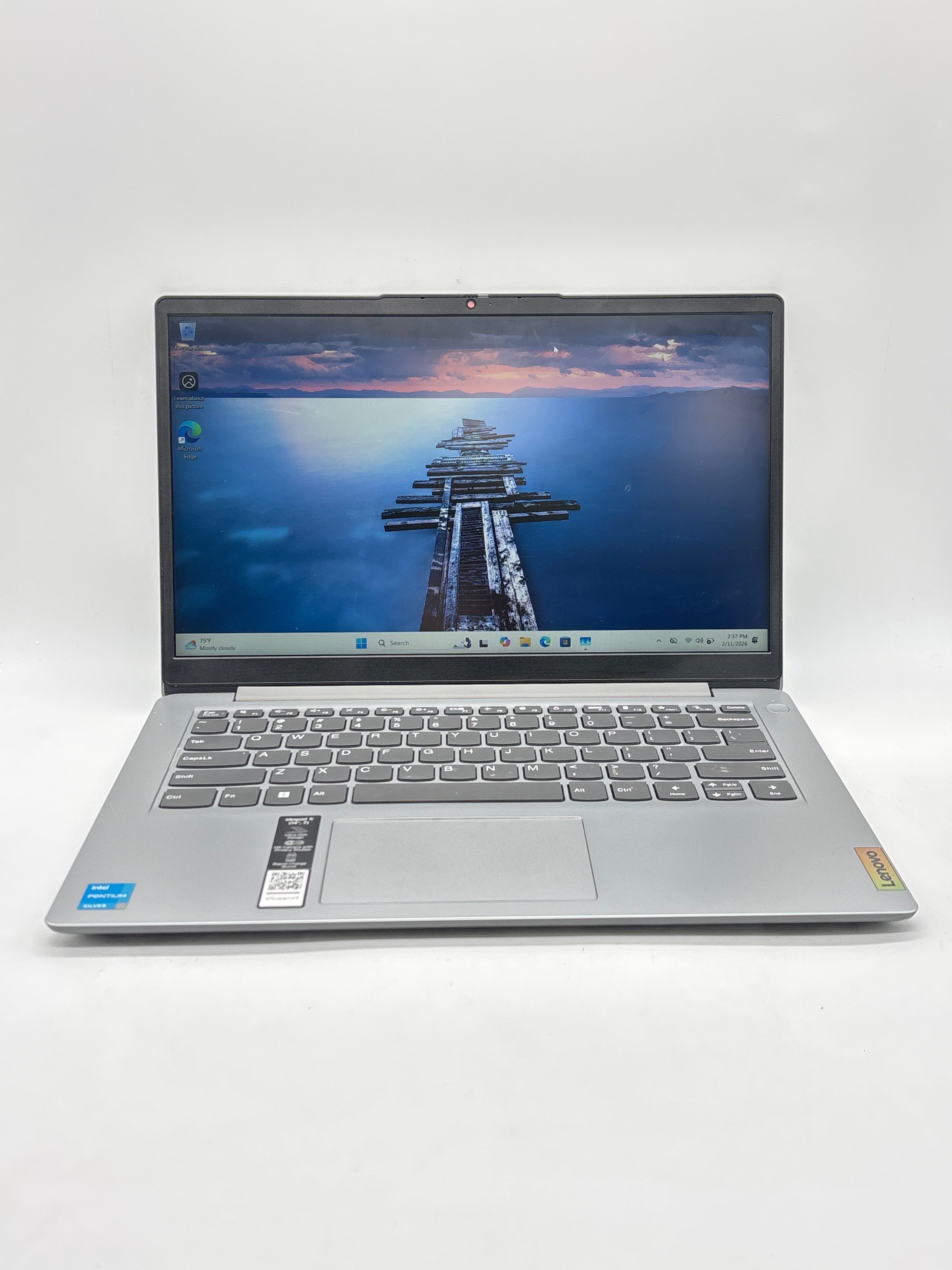 Lenovo IdeaPad 14IJL7 N6000 4GB RAM 128GB SSD Silver - Used