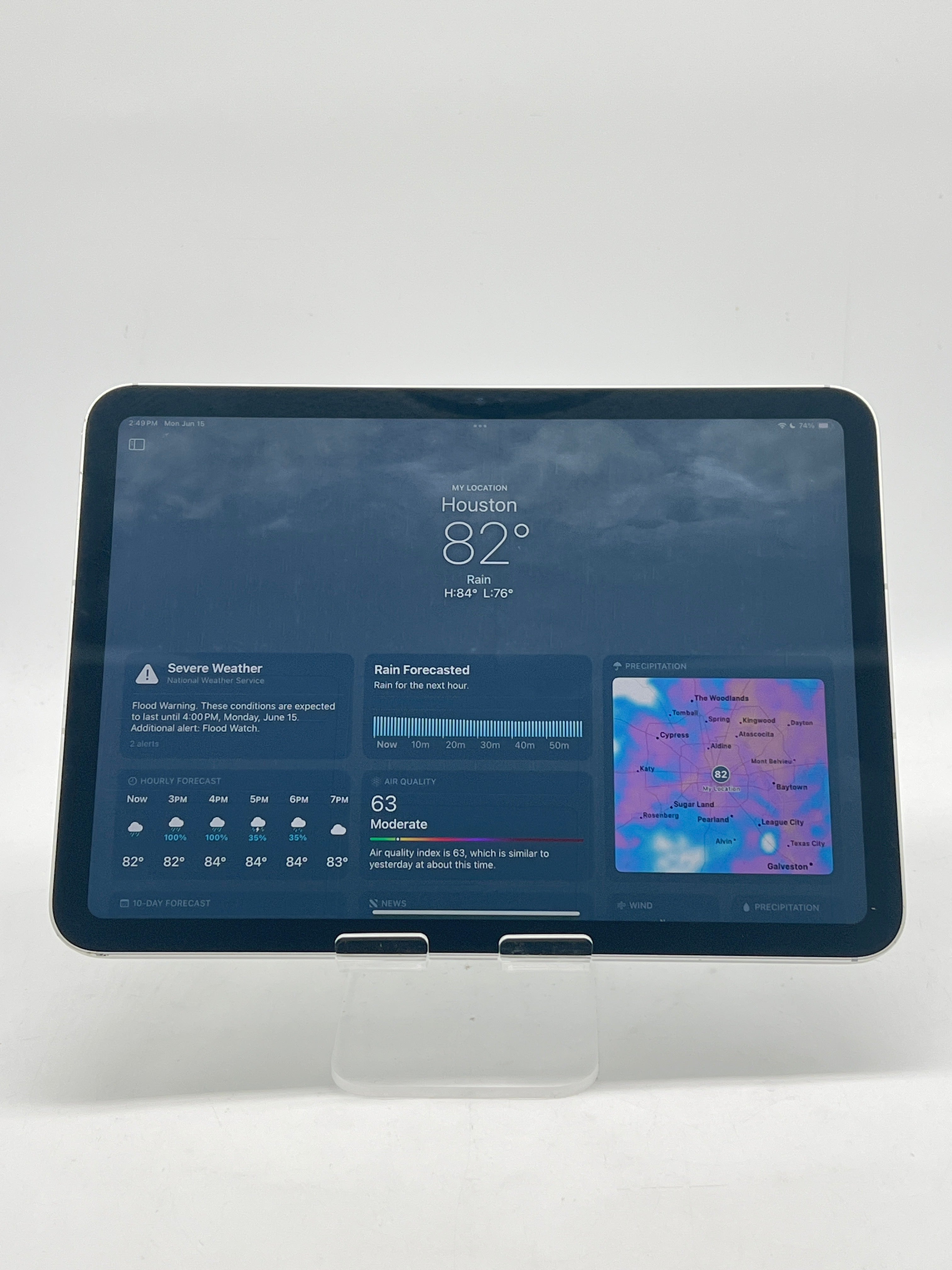 Apple iPad 10th Gen A2757 64GB Silver Wi-Fi + Cellular Unlocked