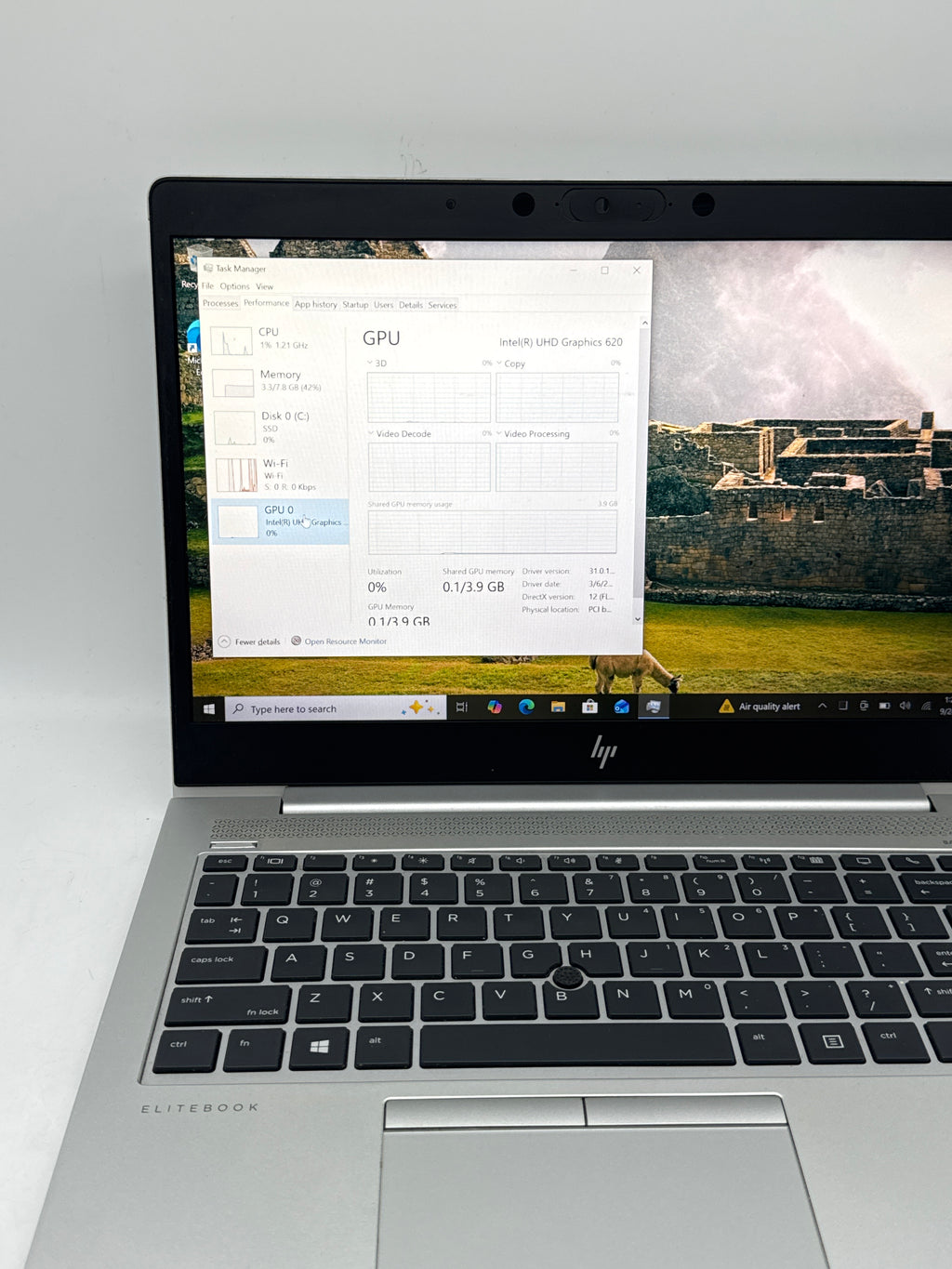 HP EliteBook 840 G5 14" Core i5-8365U 8GB RAM 256GB SSD - Used