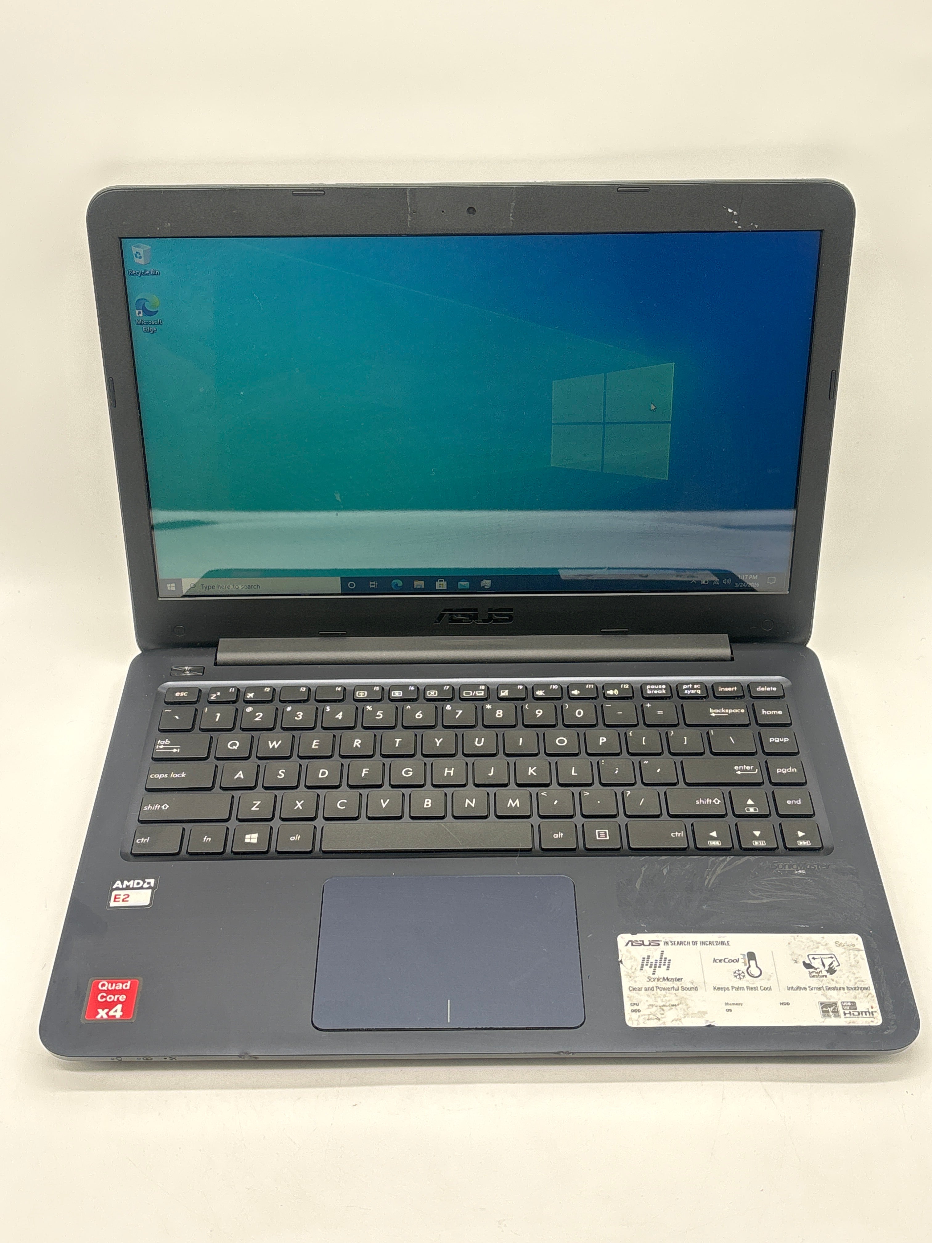 Asus E402W AMD E2-6110 APU 4GB RAM 64GB Storage - For Parts (Read DESC)
