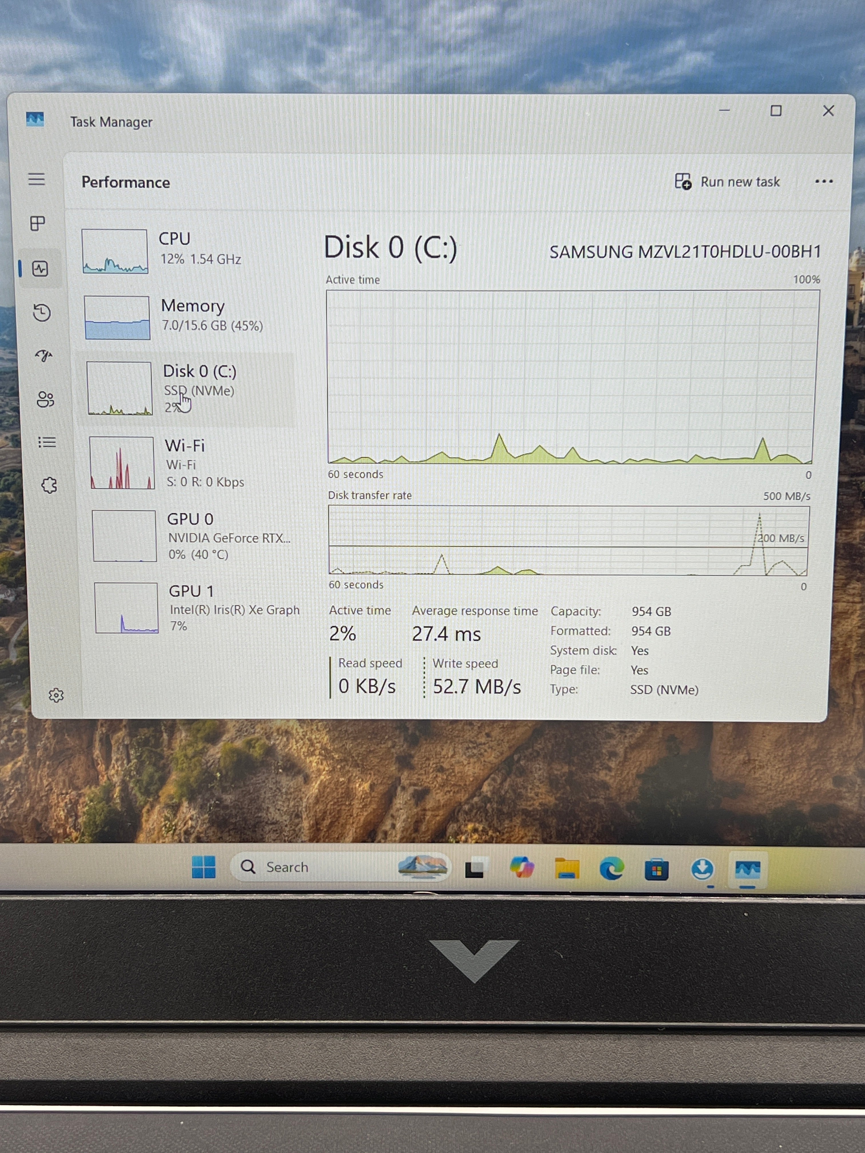 HP Victus 15-FA1062NR i7-13700H 16GB RAM 1TB SSD RTX 3060 - Used