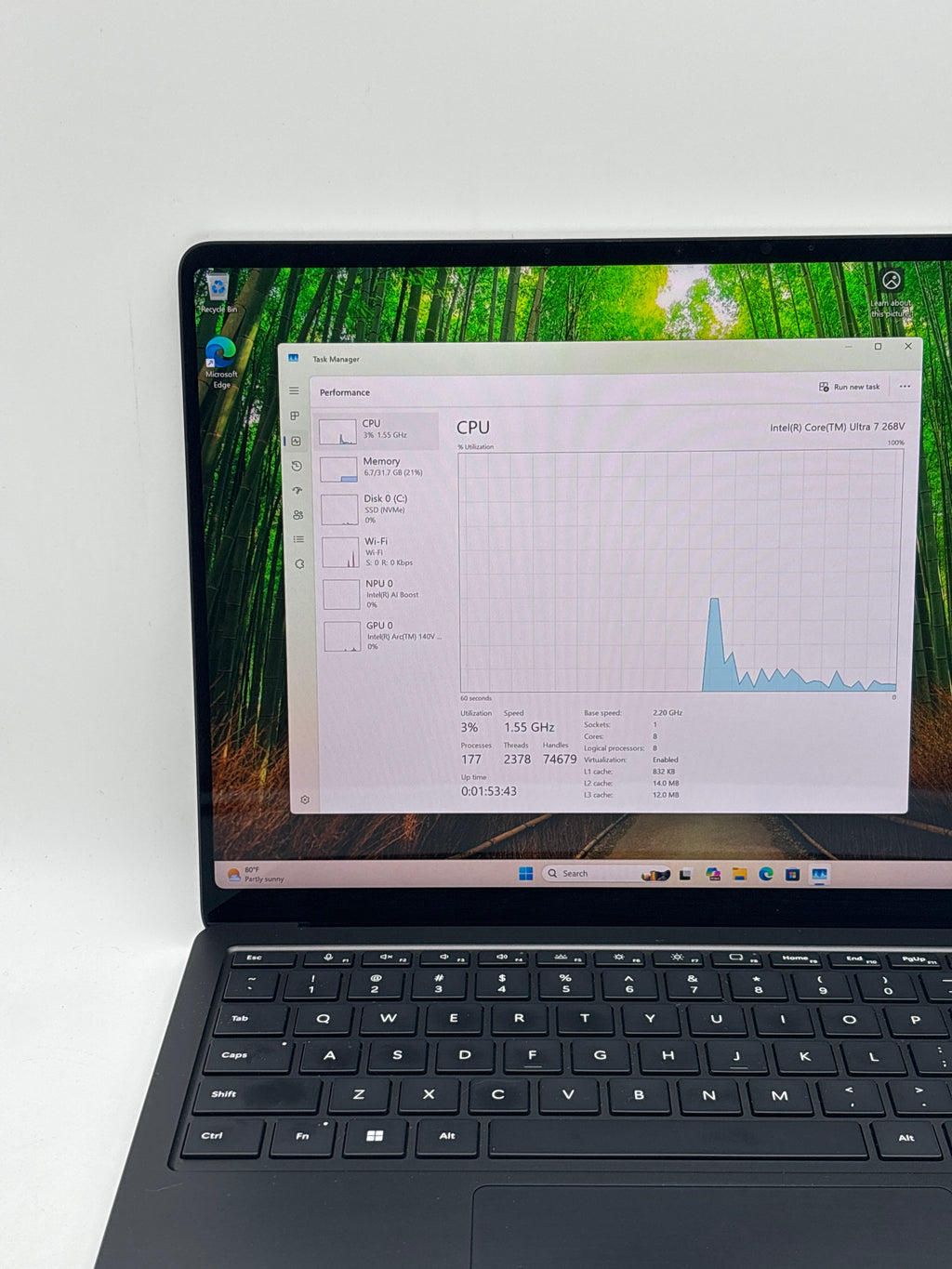 Microsoft Surface Laptop 7 2107 Ultra 7 268V 32GB RAM 1TB SSD - For Parts (READ)