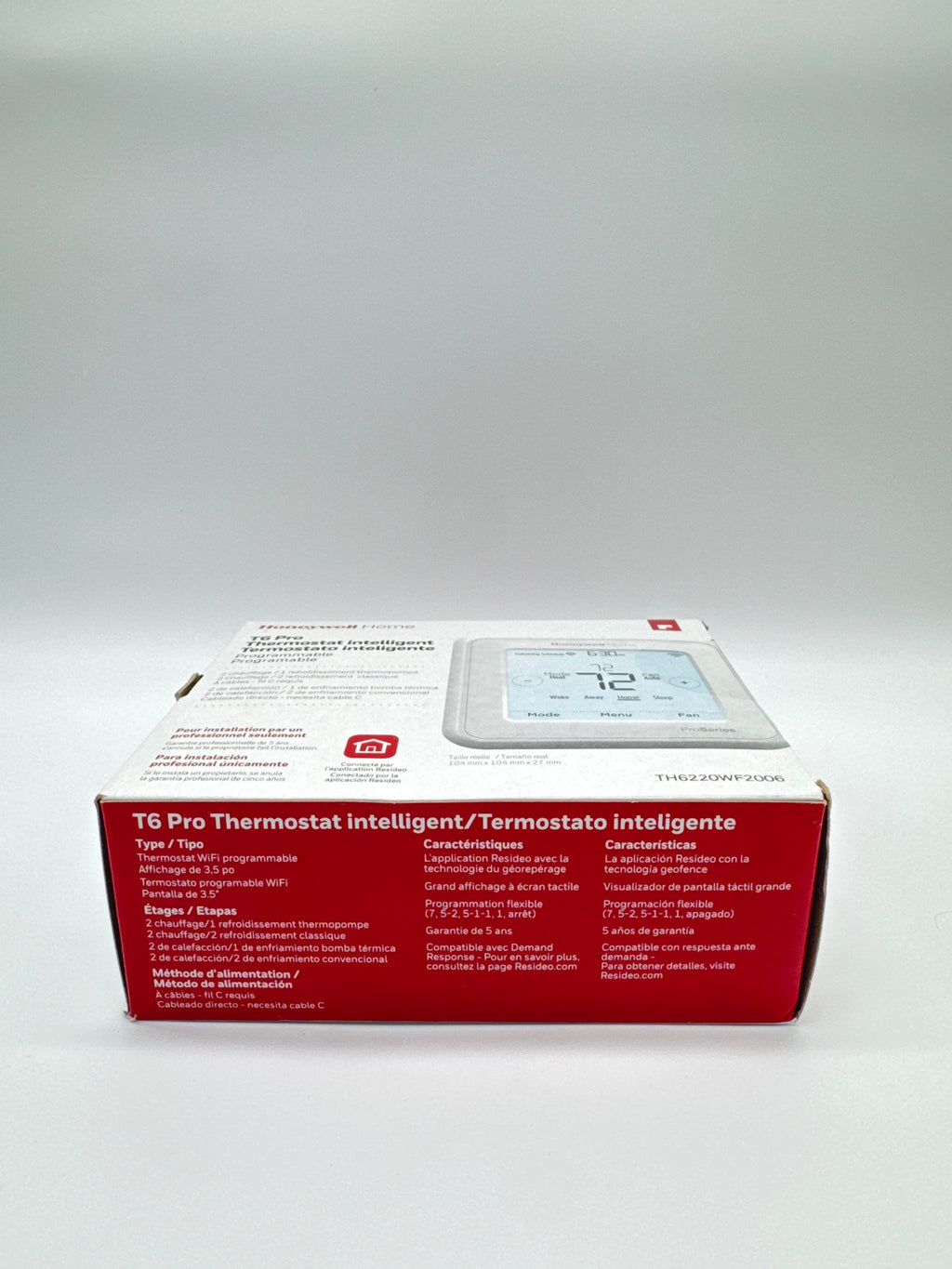 Honeywell Home T6 Pro Smart Thermostat Programmable TH6220WF2006 (Damaged Box)