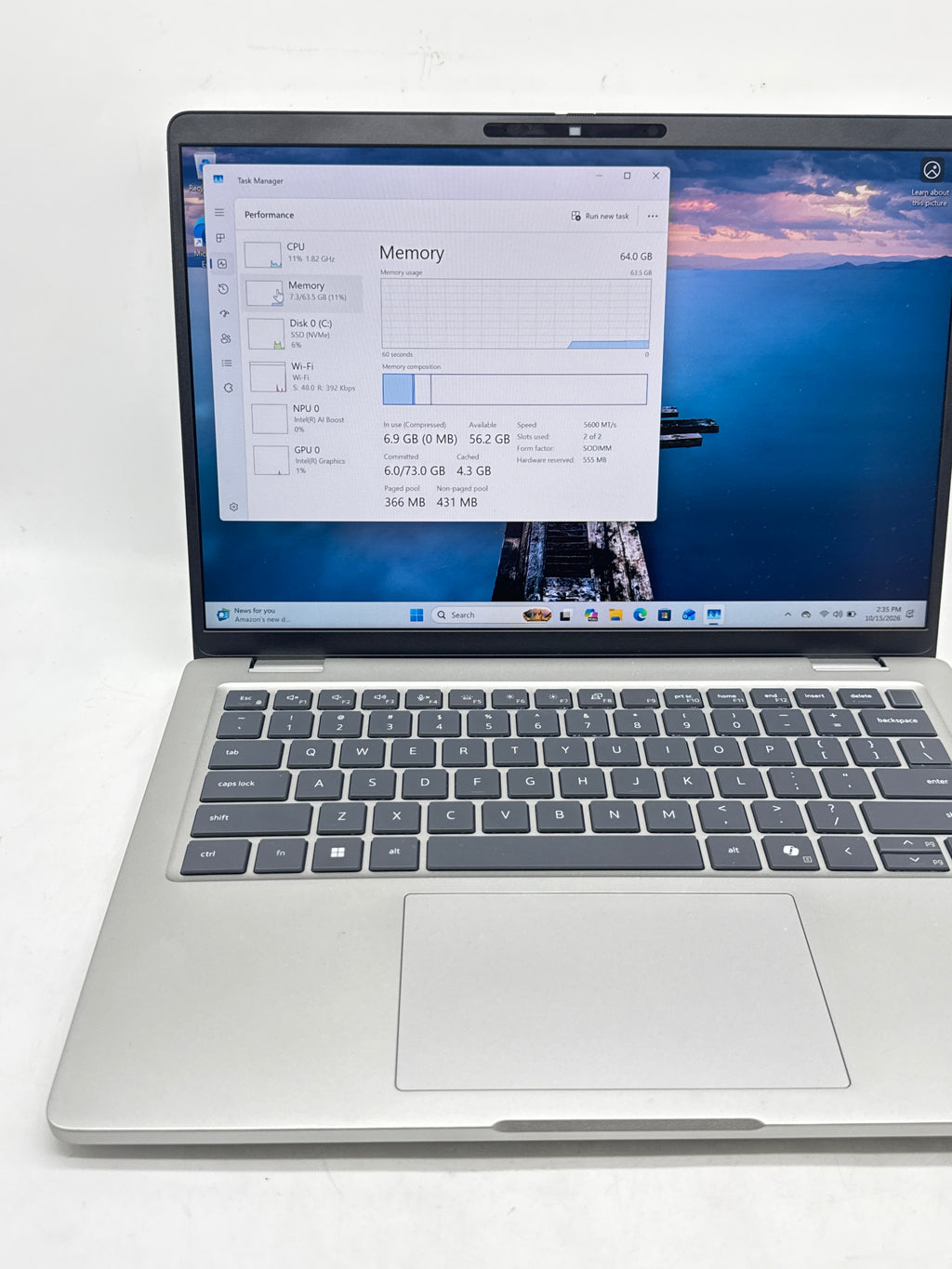 Dell Pro 14 Plus PB14250 Core Ultra 7 265U 64GB RAM 1TB SSD - READ