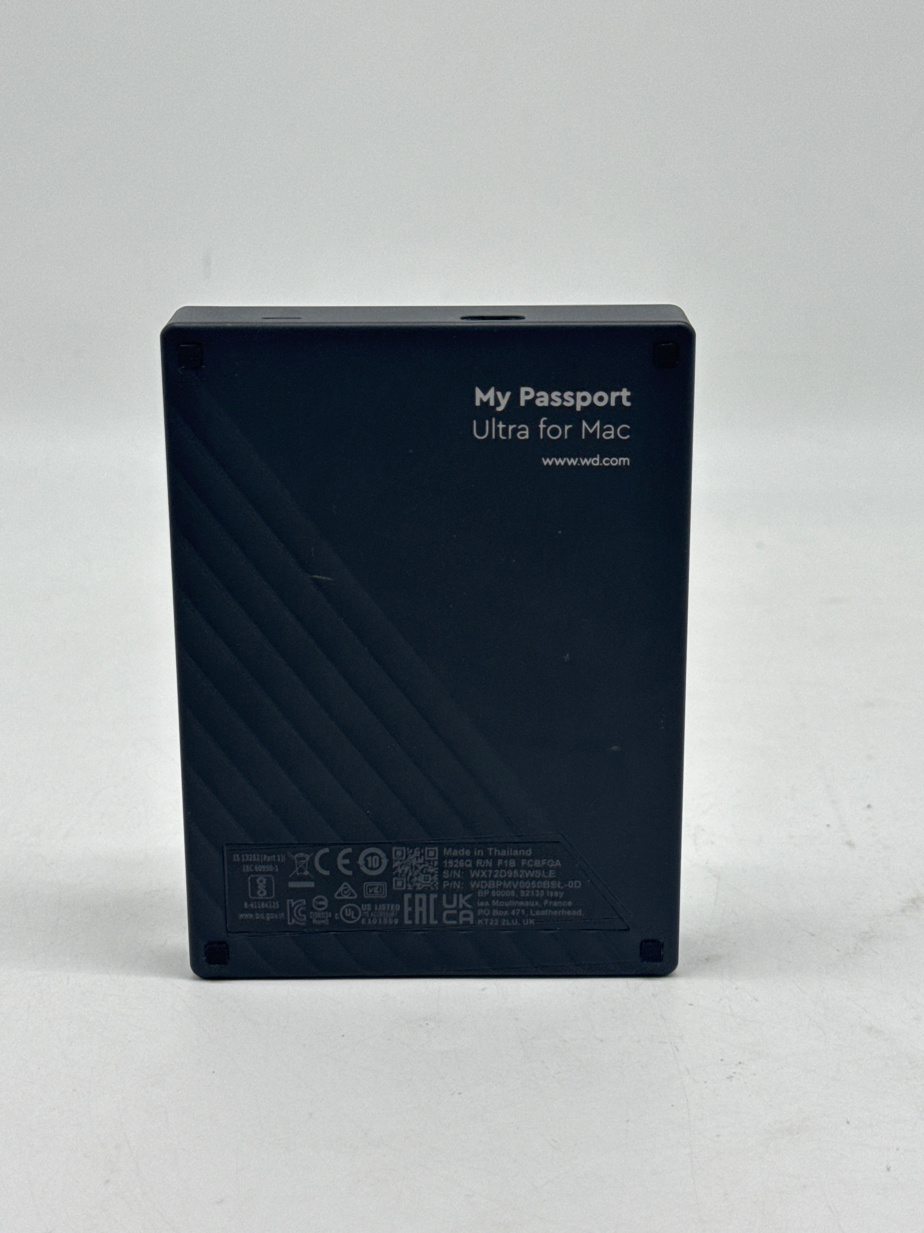 Western Digital My Passport Ultra For Mac 5TB Silver External Drive