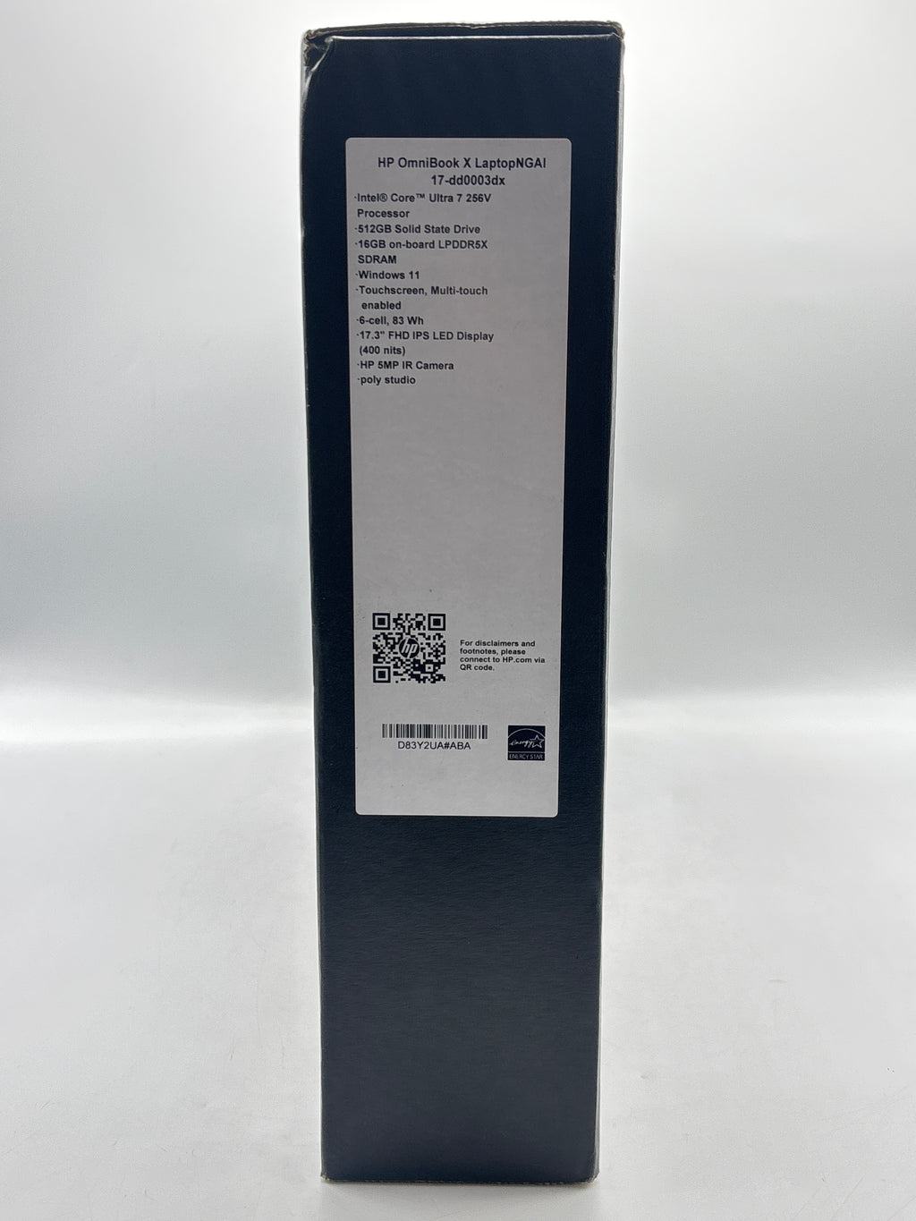 HP Omnibook X 17-DD0003DX 17" Ultra 7 256V 16GB RAM 512GB SSD Glacier Silver - New