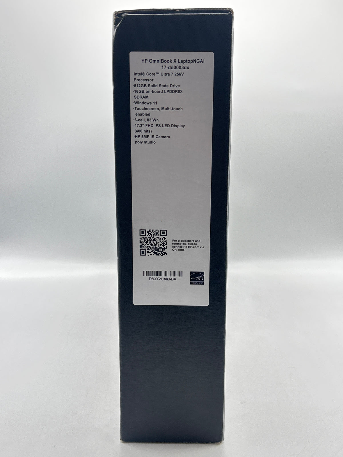 HP Omnibook X 17-DD0003DX 17" Ultra 7 256V 16GB RAM 512GB SSD Glacier Silver - New