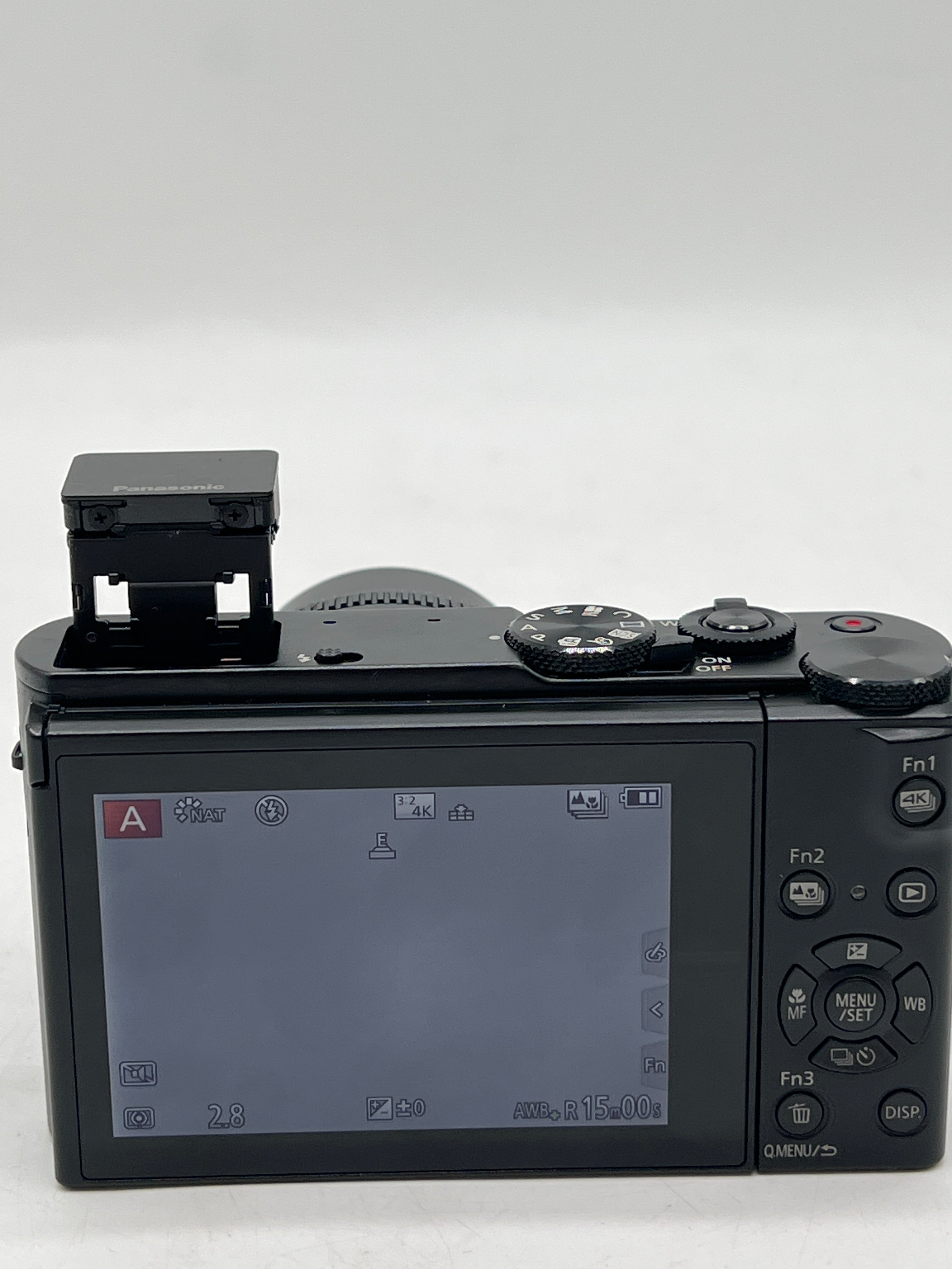 Panasonic LUMIX DMC-LX10 3 in Digital Camera 20.1 MP Black Used