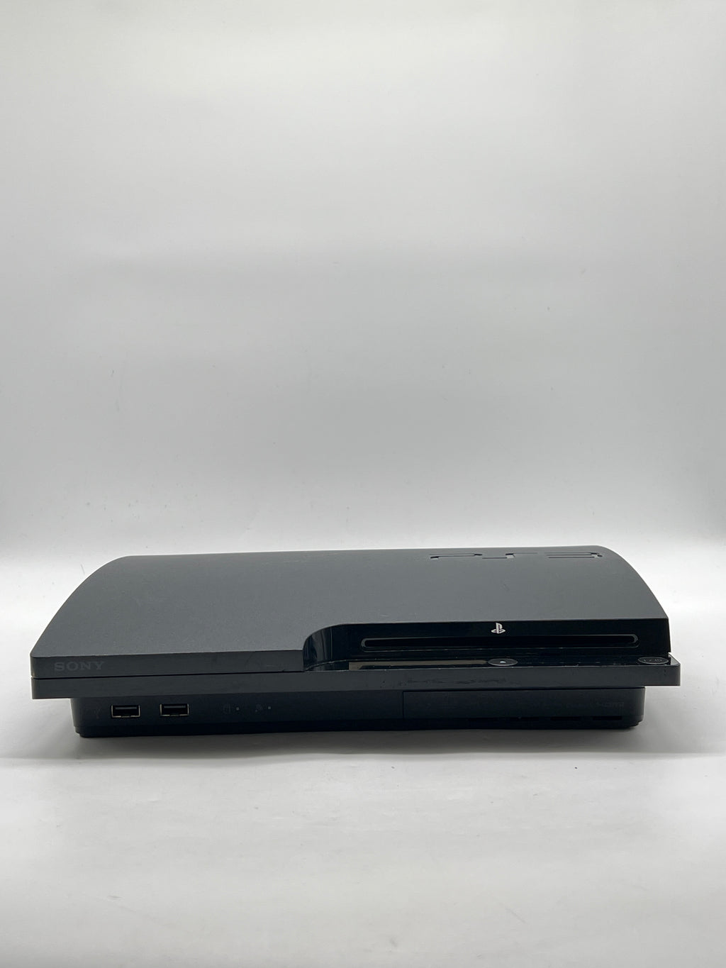 Sony PlayStation 3 Slim CECH-2512B 320GB Black Console w/ 1 Controller 5 Games - Used