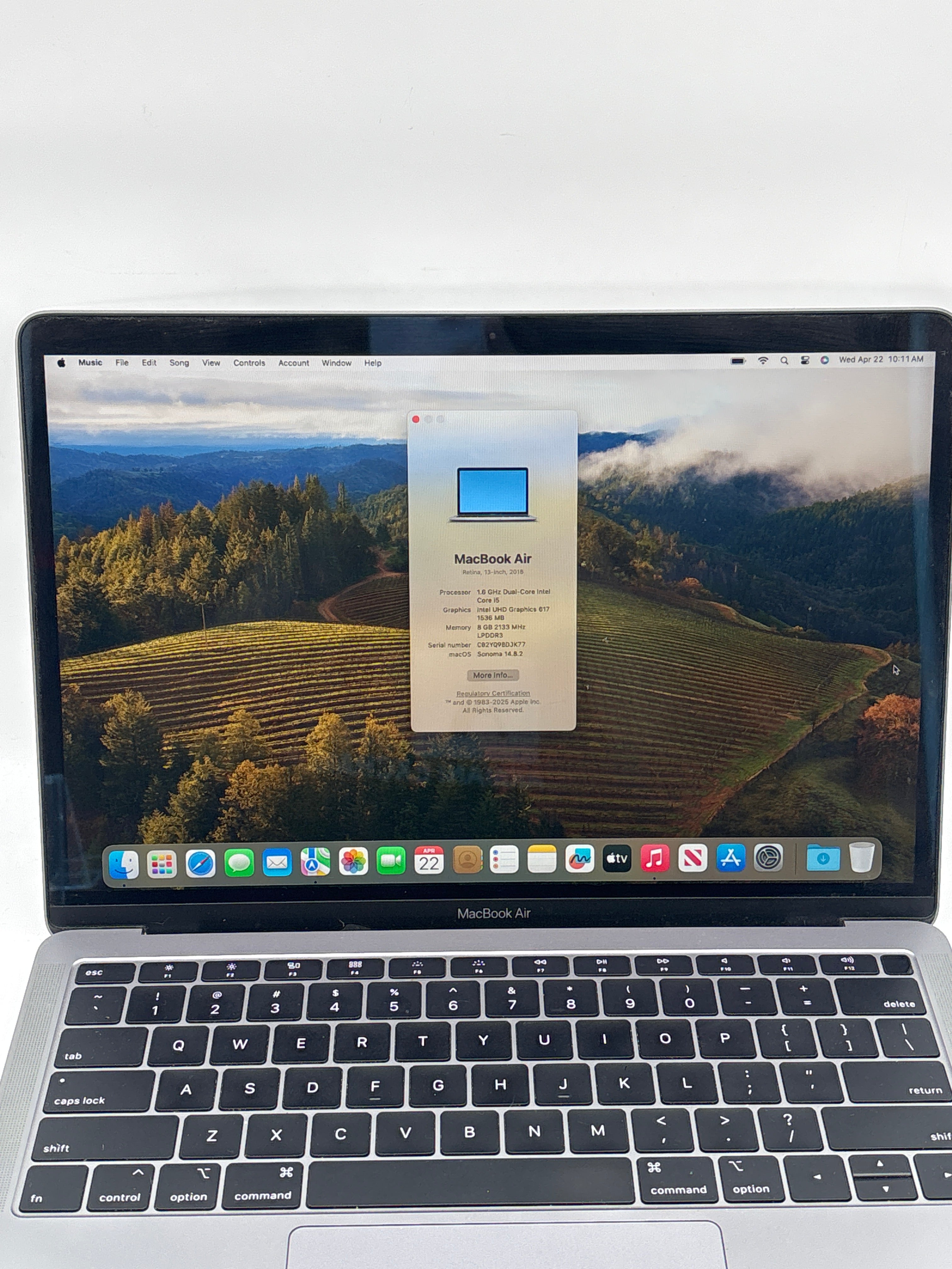 Apple MacBook Air 13" A1932 i5 8GB RAM 128GB SSD - Used