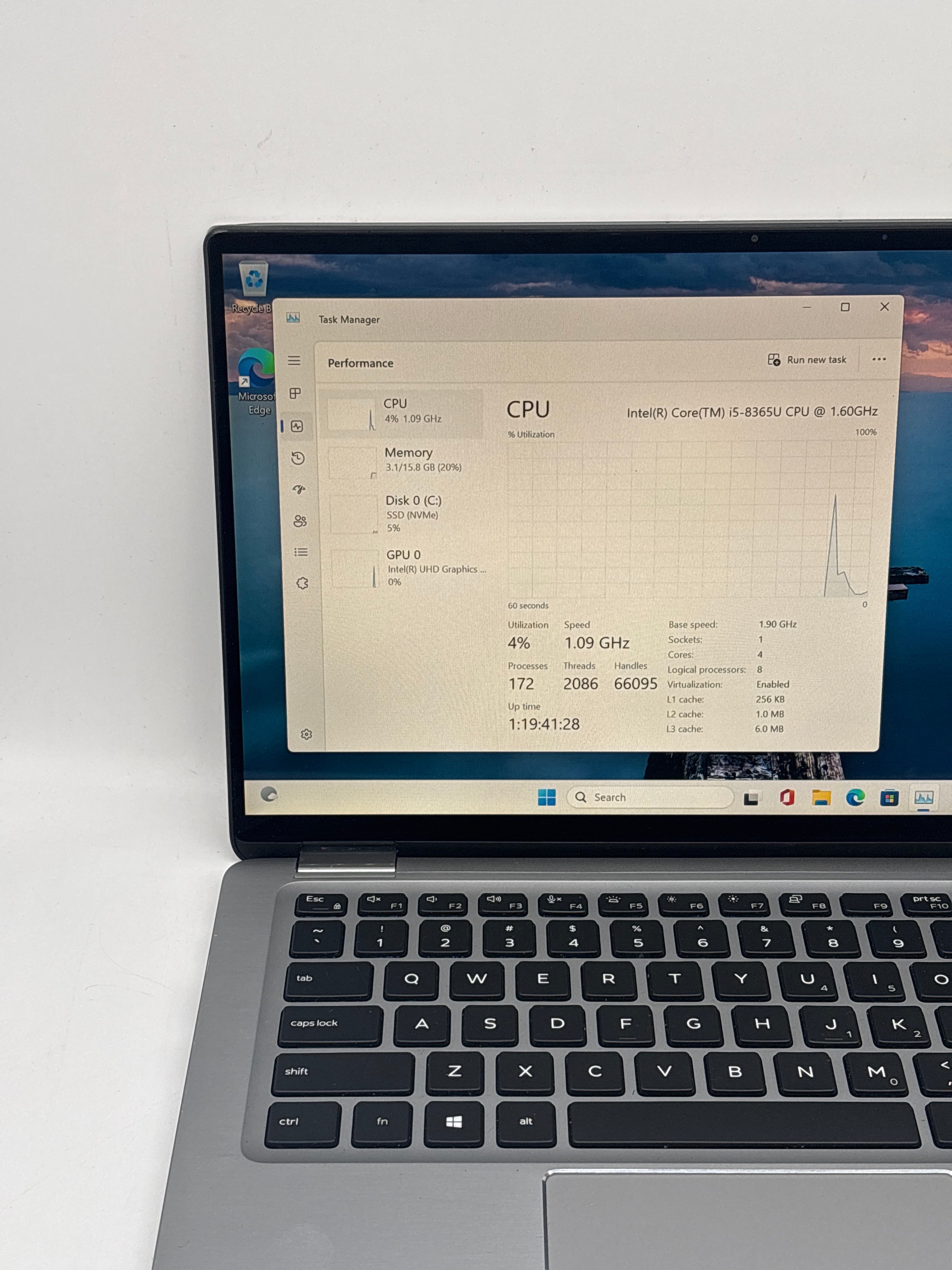 Dell Latitude 7400 2-in-1 14" Core i5-8365U 16GB RAM 512GB SSD Silver - Loose Hinge