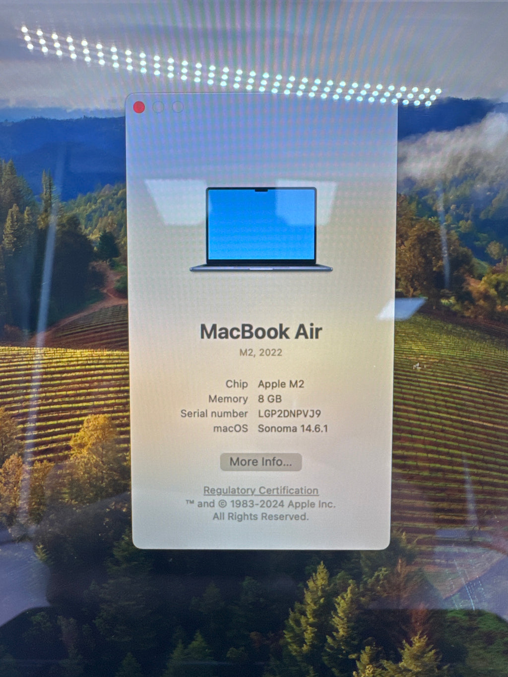 Apple MacBook Air A2681 M2 Chip 8GB RAM 512 GB SSD - Used